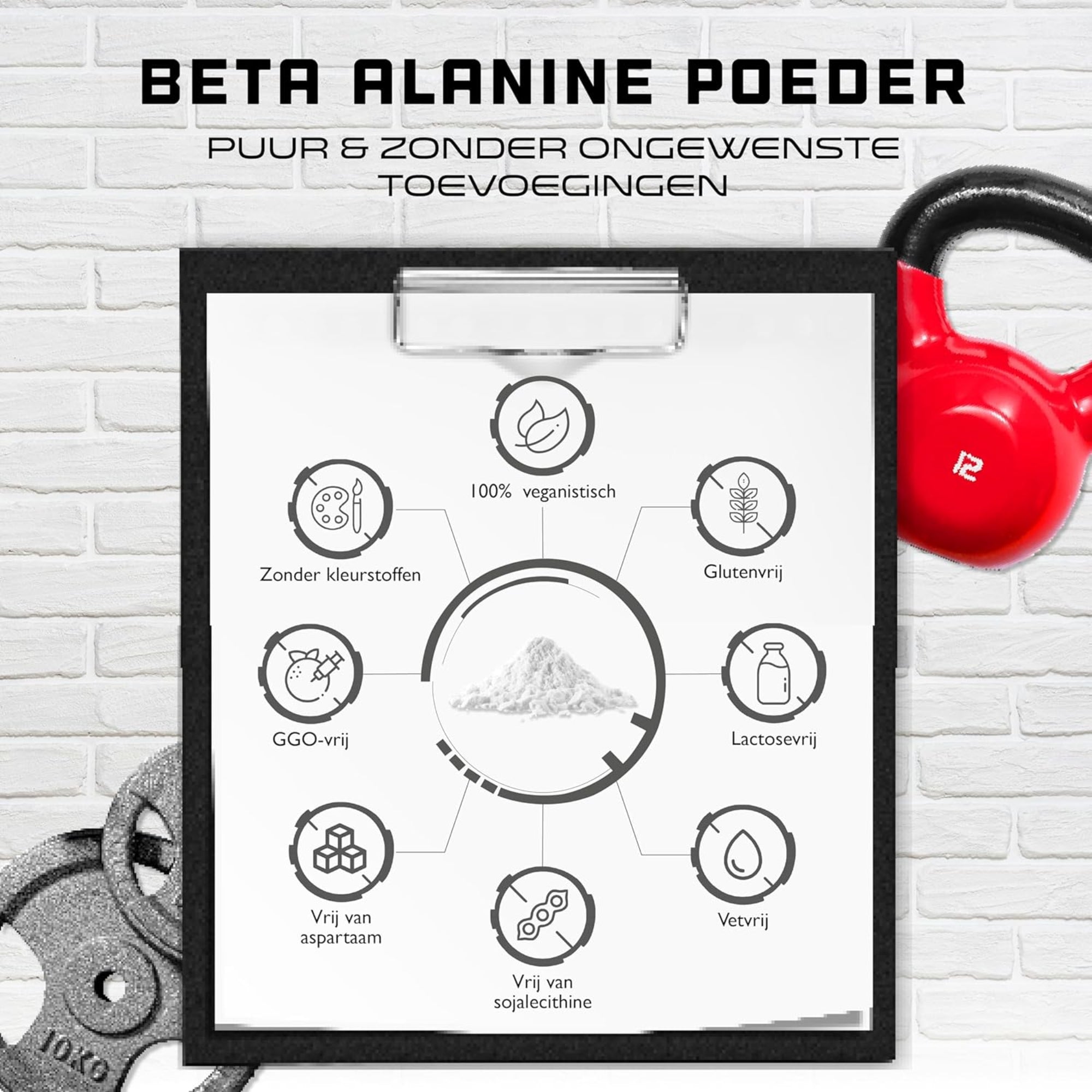 Beta-Alanine poeder | 500g | German Elite Nutrition