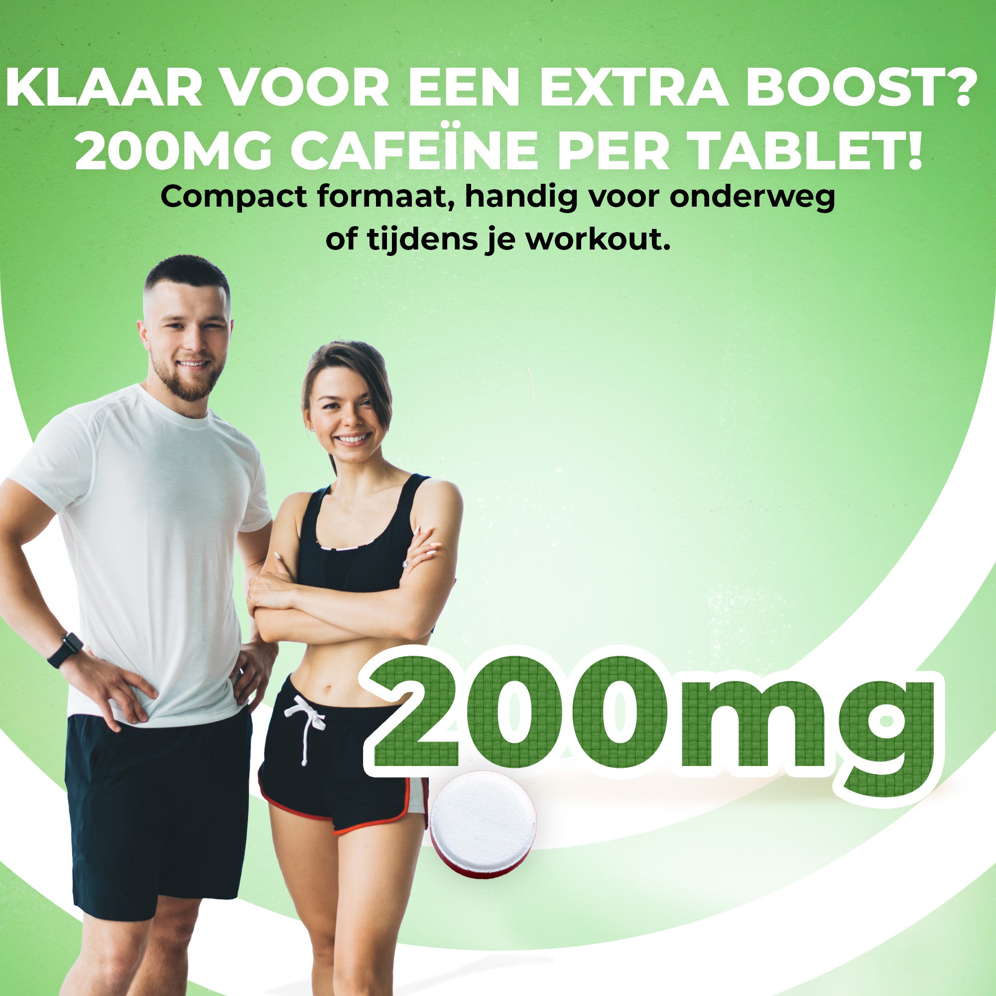 Cafeïne XXL | 200 mg watervrije cafeïne | LUTO Supplements