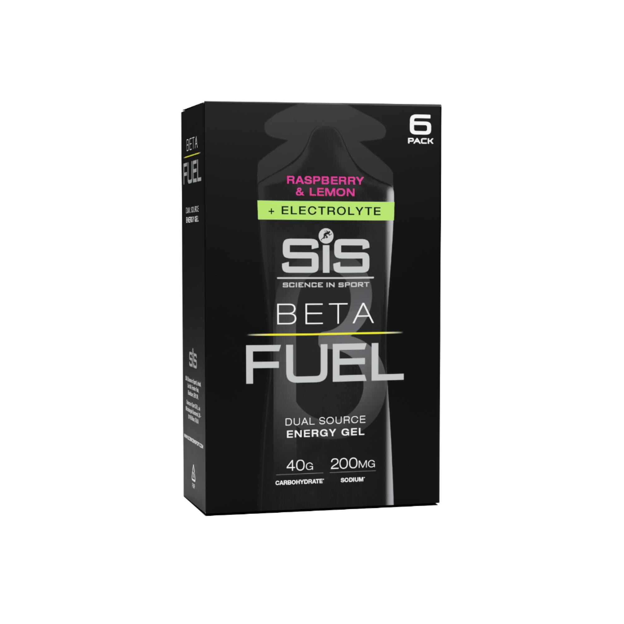 6-pack Raspberry & Lemon Beta Fuel Elektrolyten
