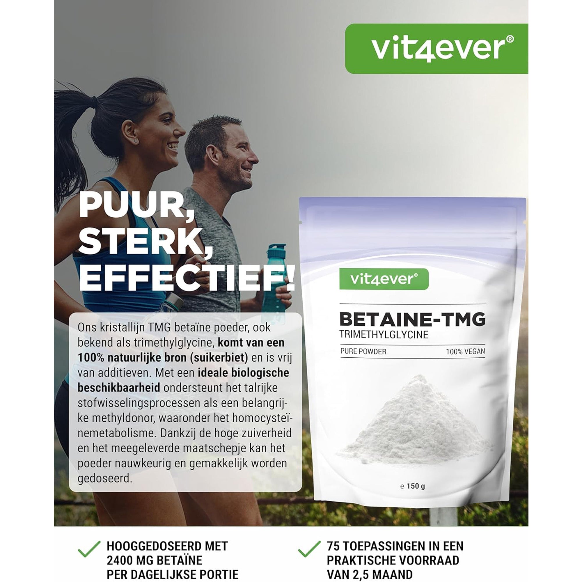 Betaïnepoeder, 150 g