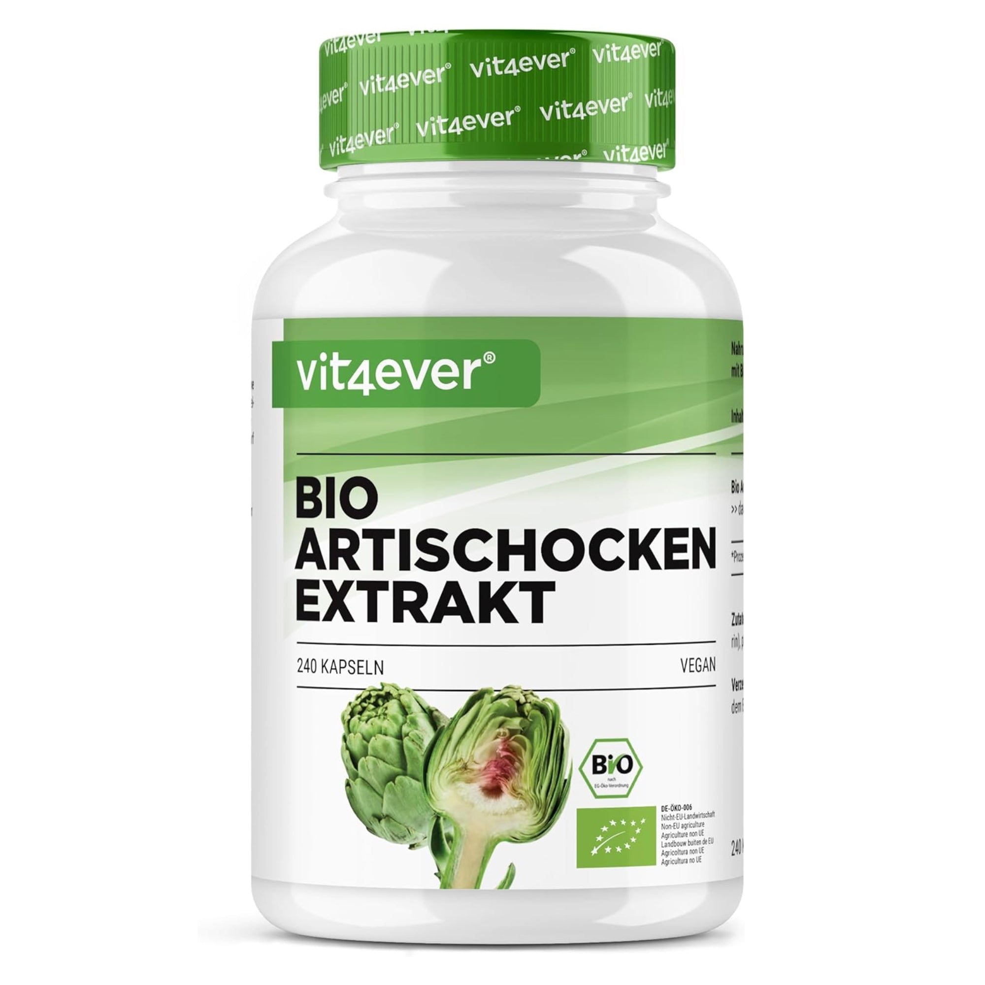Artisjokextract | 240 capsules | Vit4ever