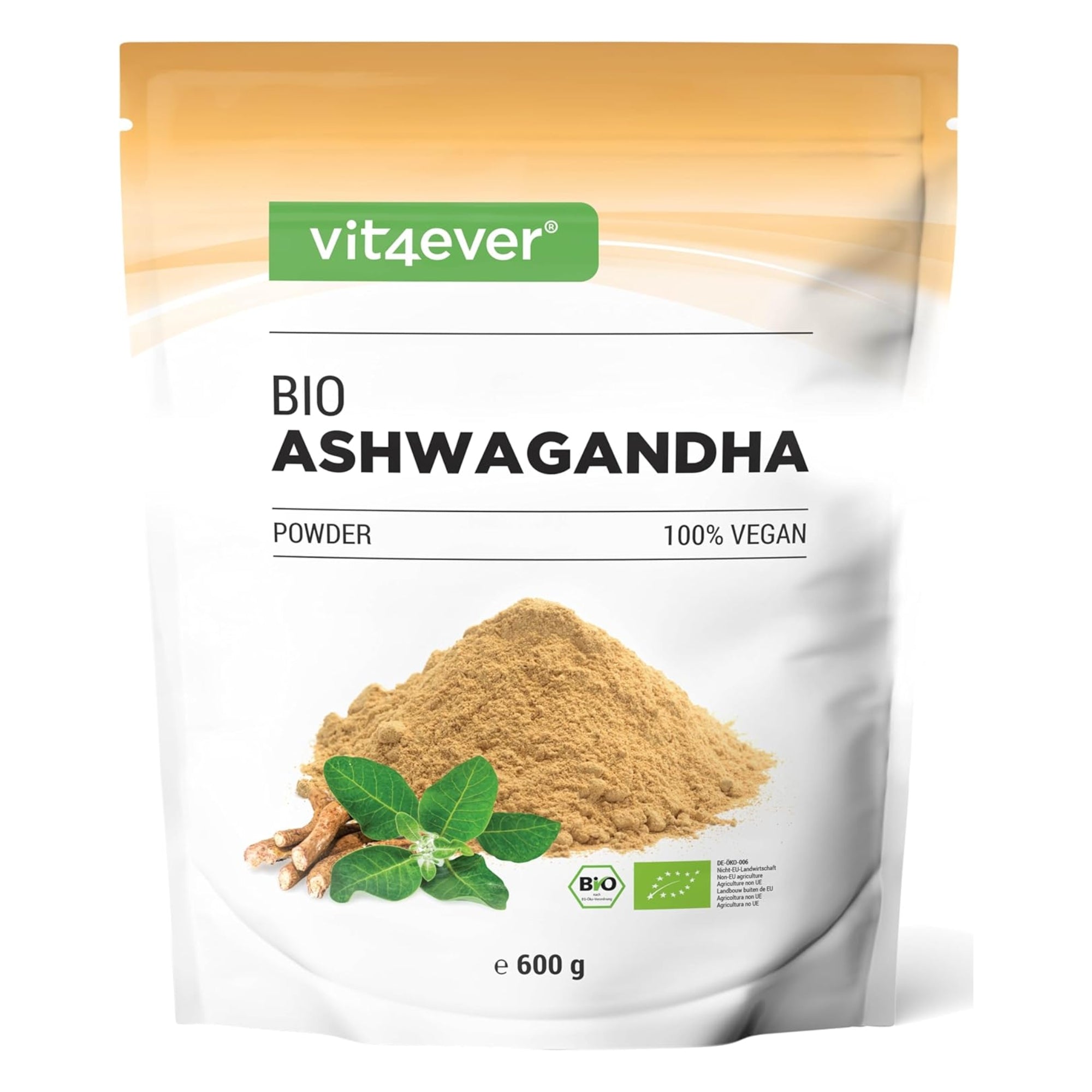 Ashwagandha Poeder Bio 600g | Vit4ever