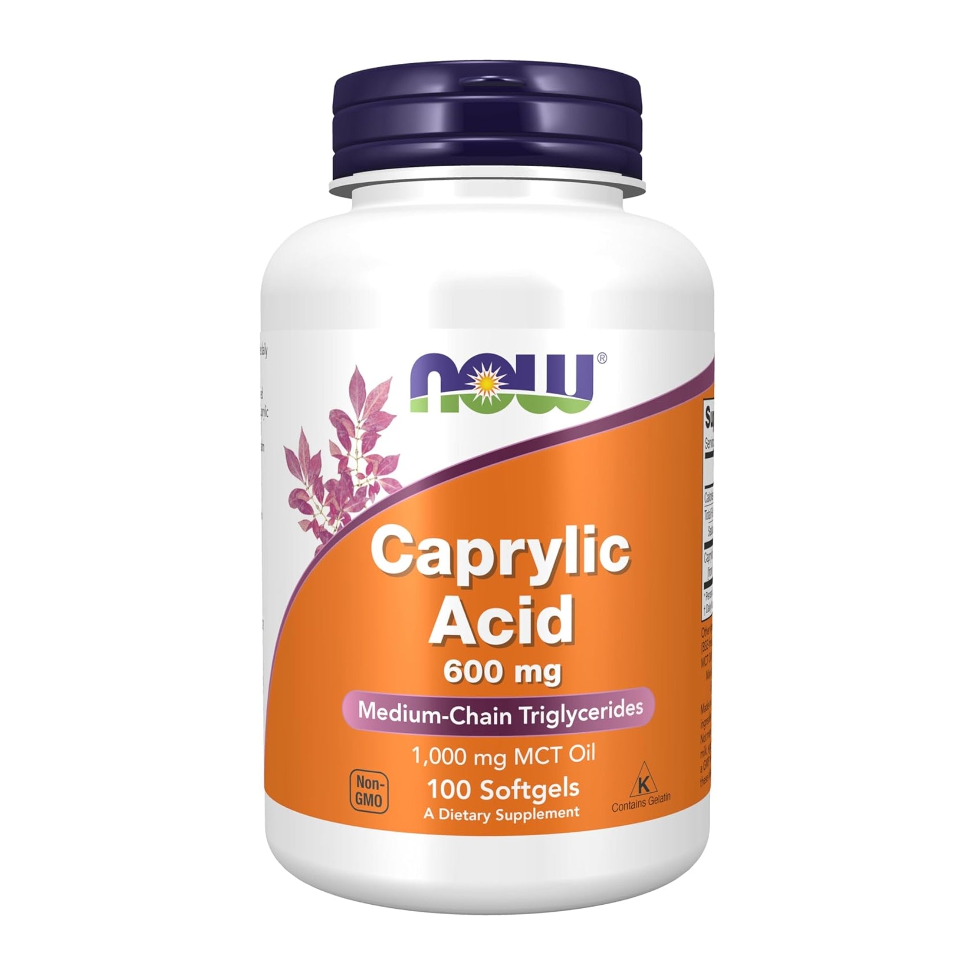 Caprylic Acid | 100 softgels | Now Foods