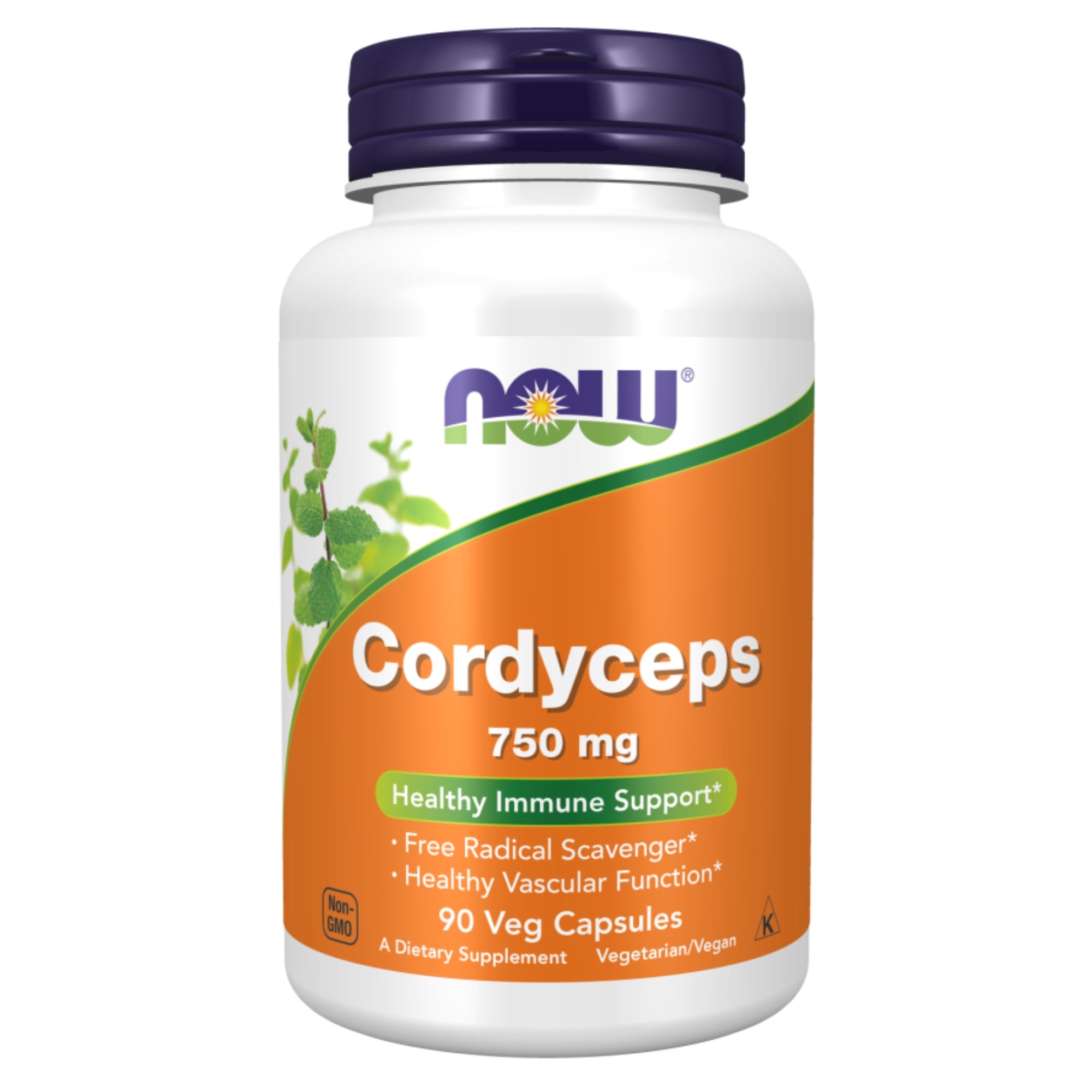 Cordyceps 750 mg | 90 vegan capsules | NOW®