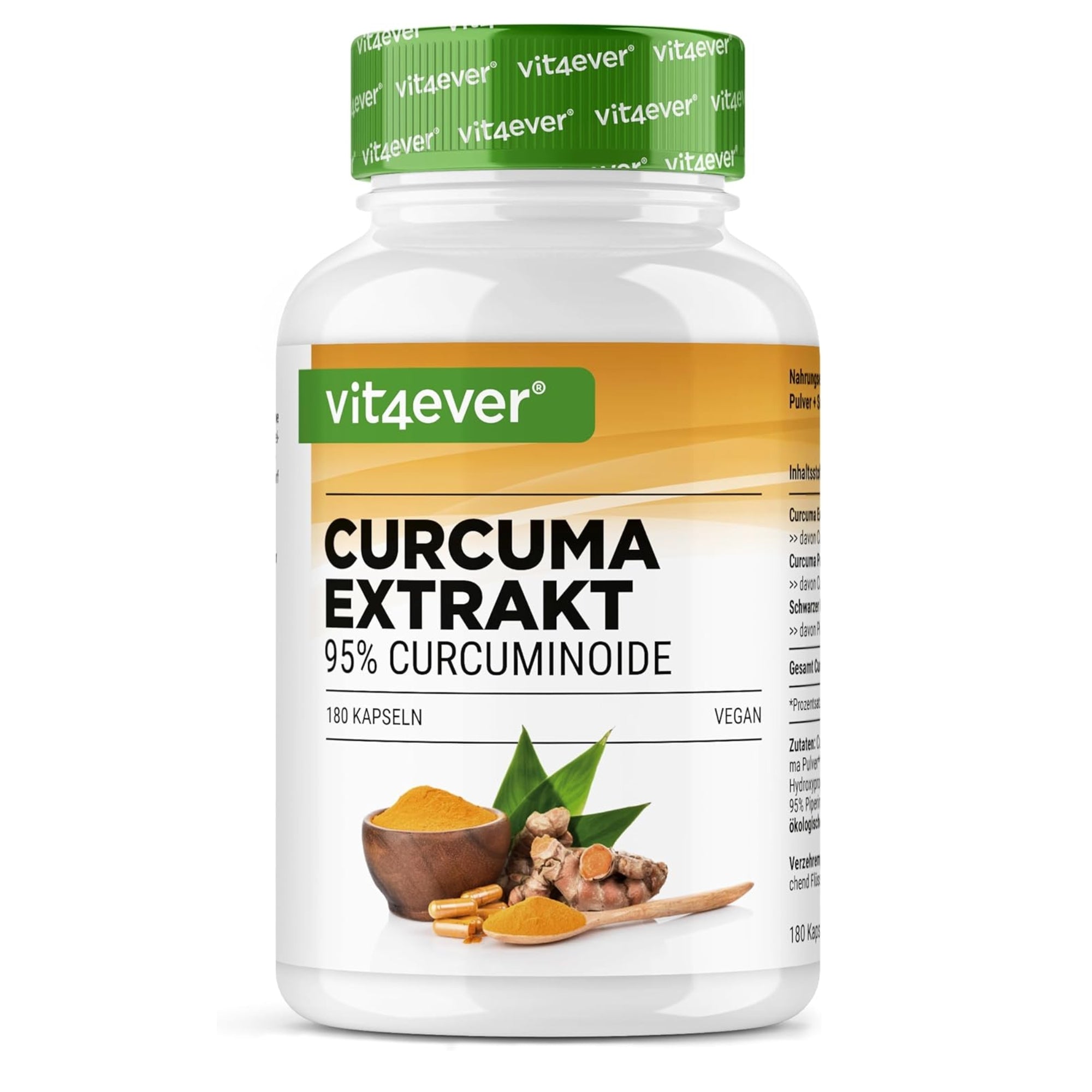 Kurkuma extract intens 180 capsules Vit4ever