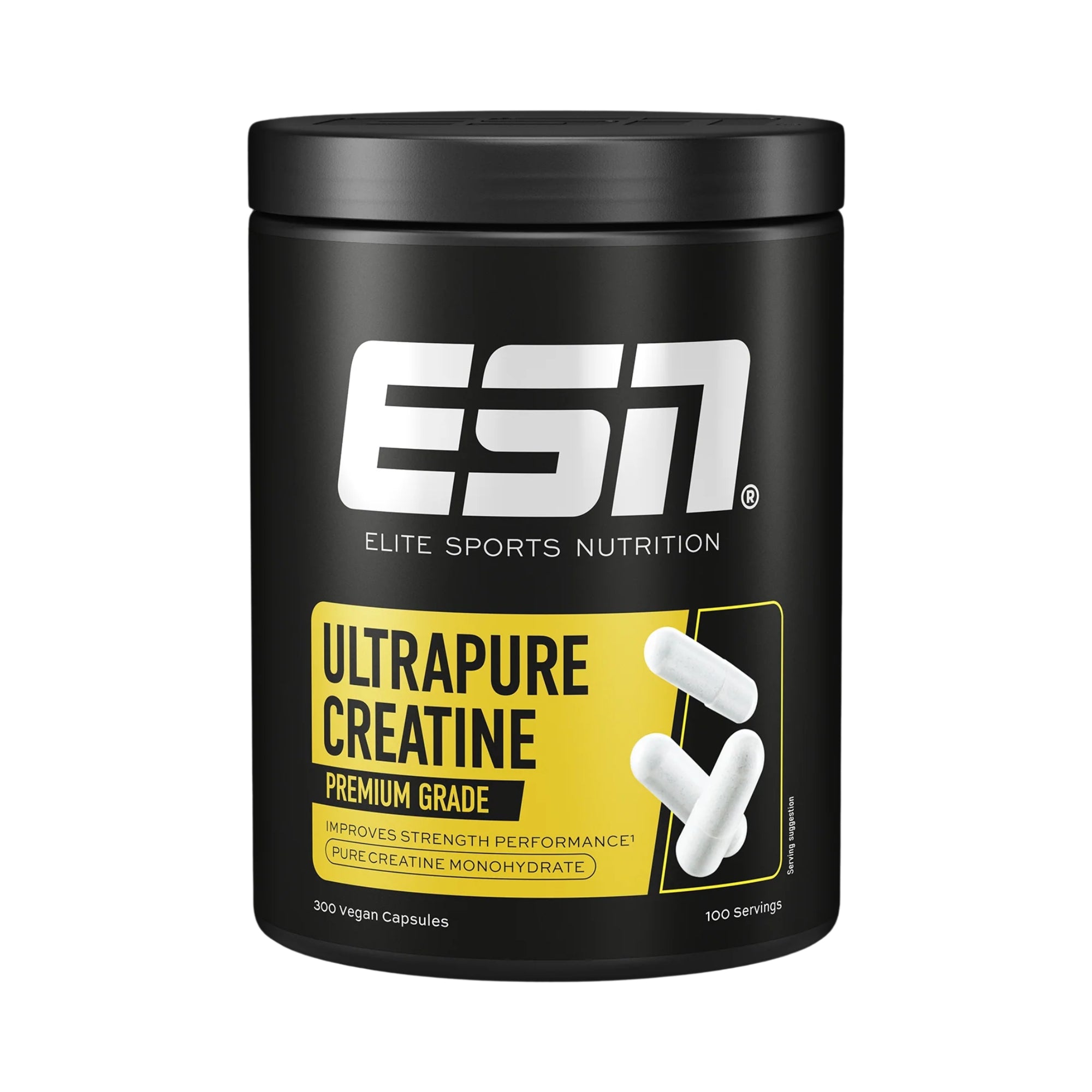 Ultrapure Creatine Caps (Creatine Monohydraat) | 300 capsules | ESN