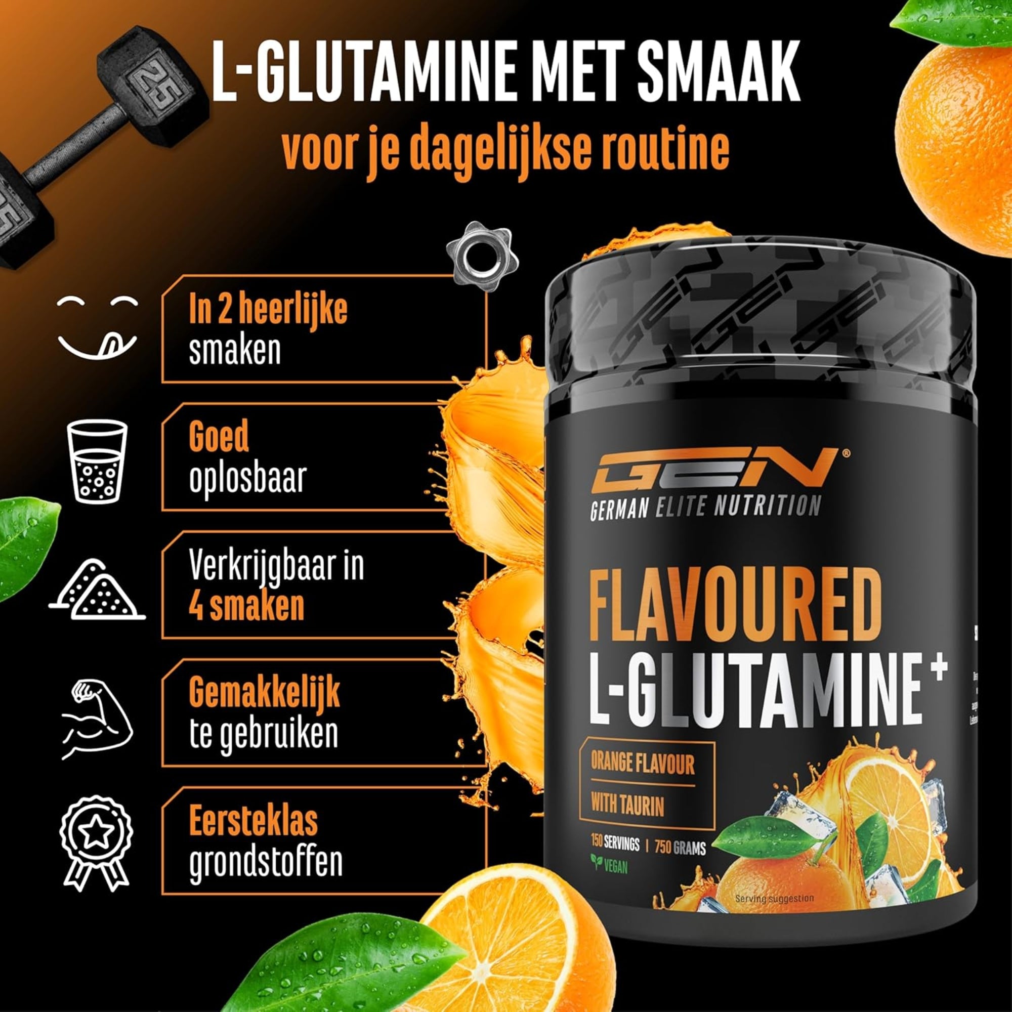 L-Glutamine Poeder | 750g | German Elite Nutrition