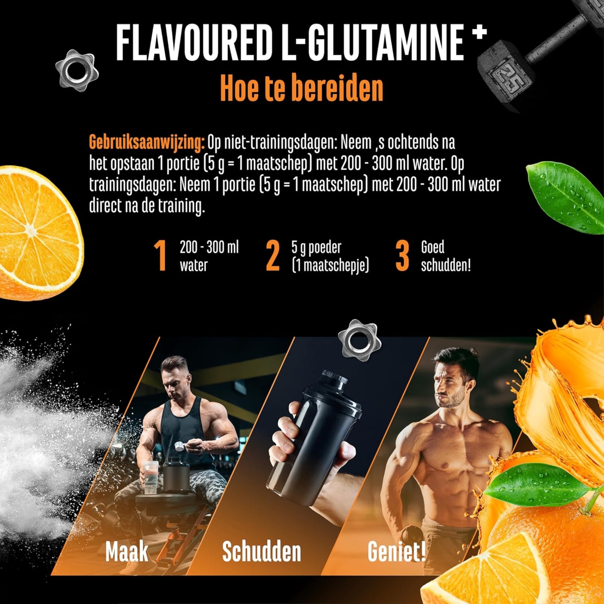 L-Glutamine Poeder | 750g | German Elite Nutrition