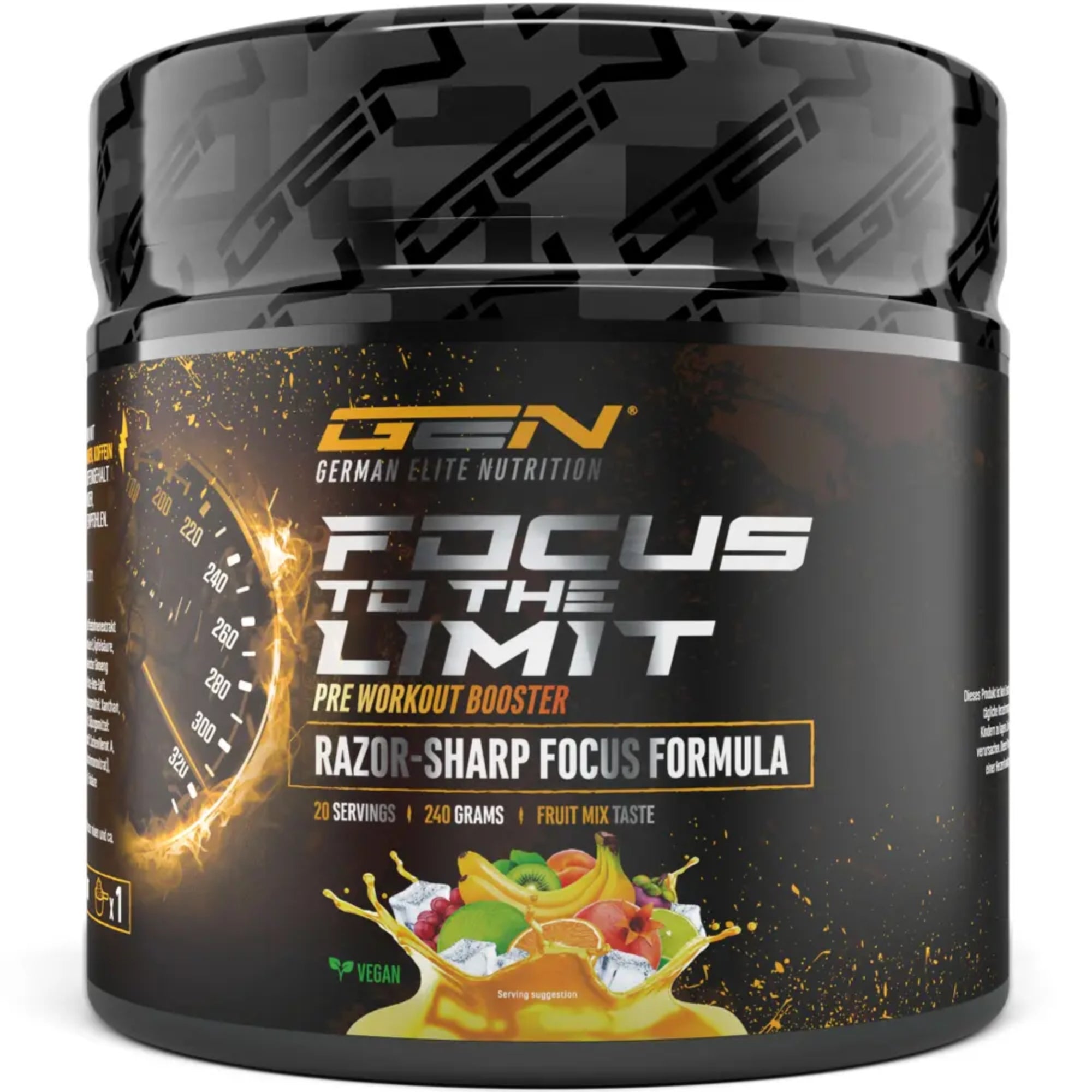 Focus to the Limit (Pre-Workout Booster) | 240g | German Elite Nutrition