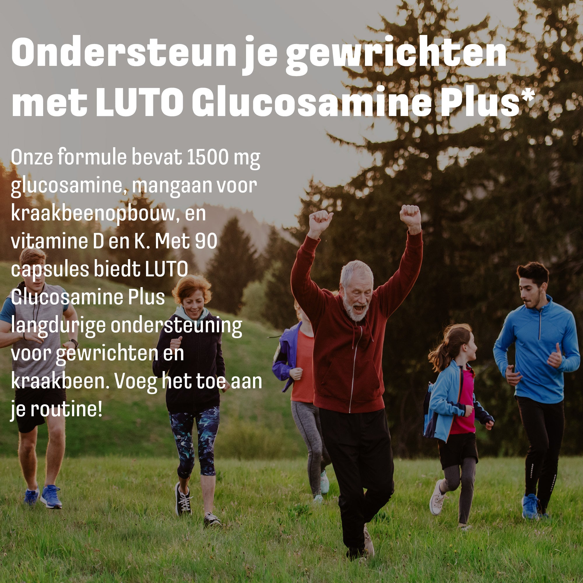 Glucosamine 1500mg | 90 capsules | LUTO Supplements