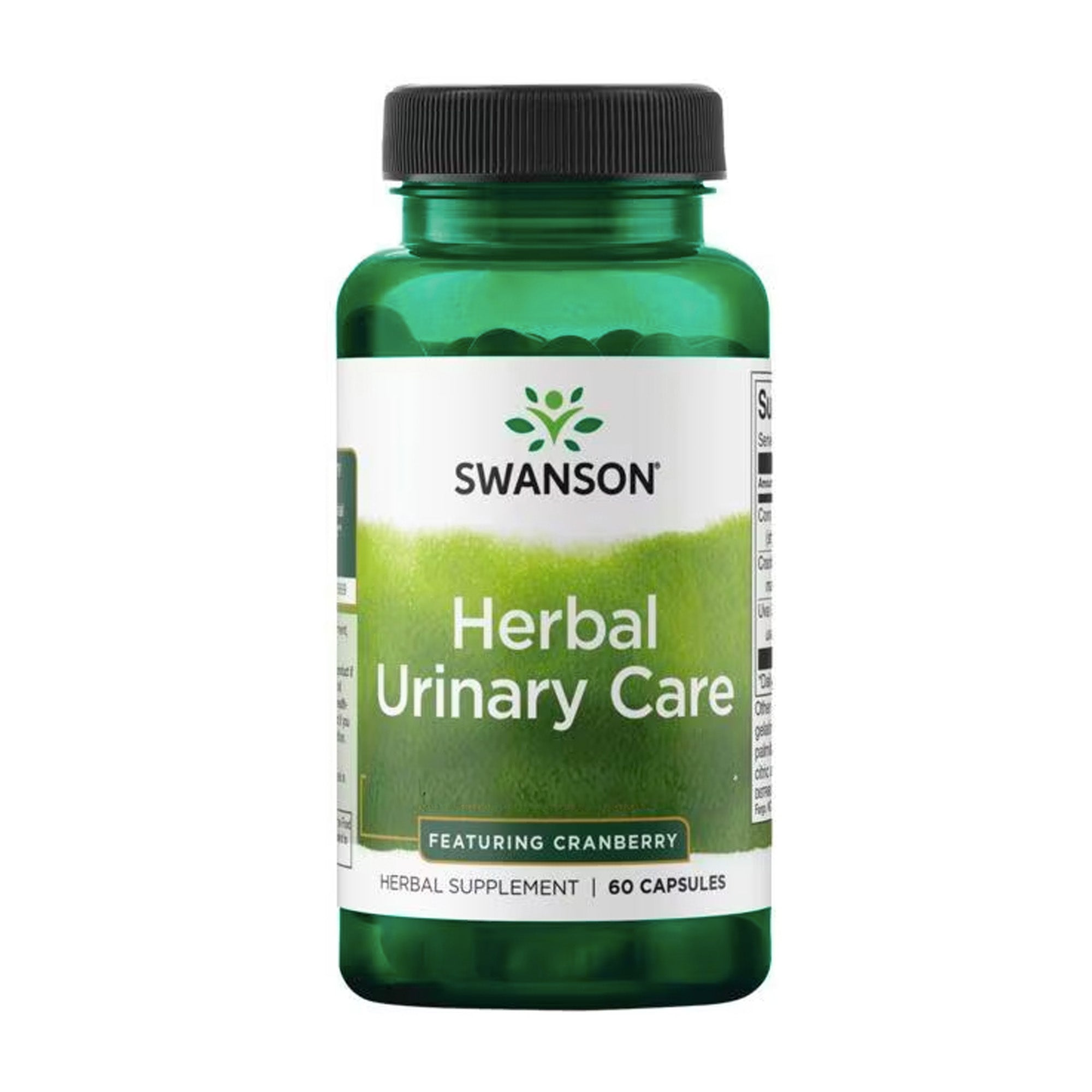 Swanson Herbal Urinary Care | Uva Ursi & Cranberry | 60 Caps voor UrineweggezondheidOndersteun uw urinewegen natuurlijk met Swanson's Herbal Urinary Care. Met Uva Ursi, Cranberry, en Corn Silk in 60 capsules voor optimale urine verzorging.