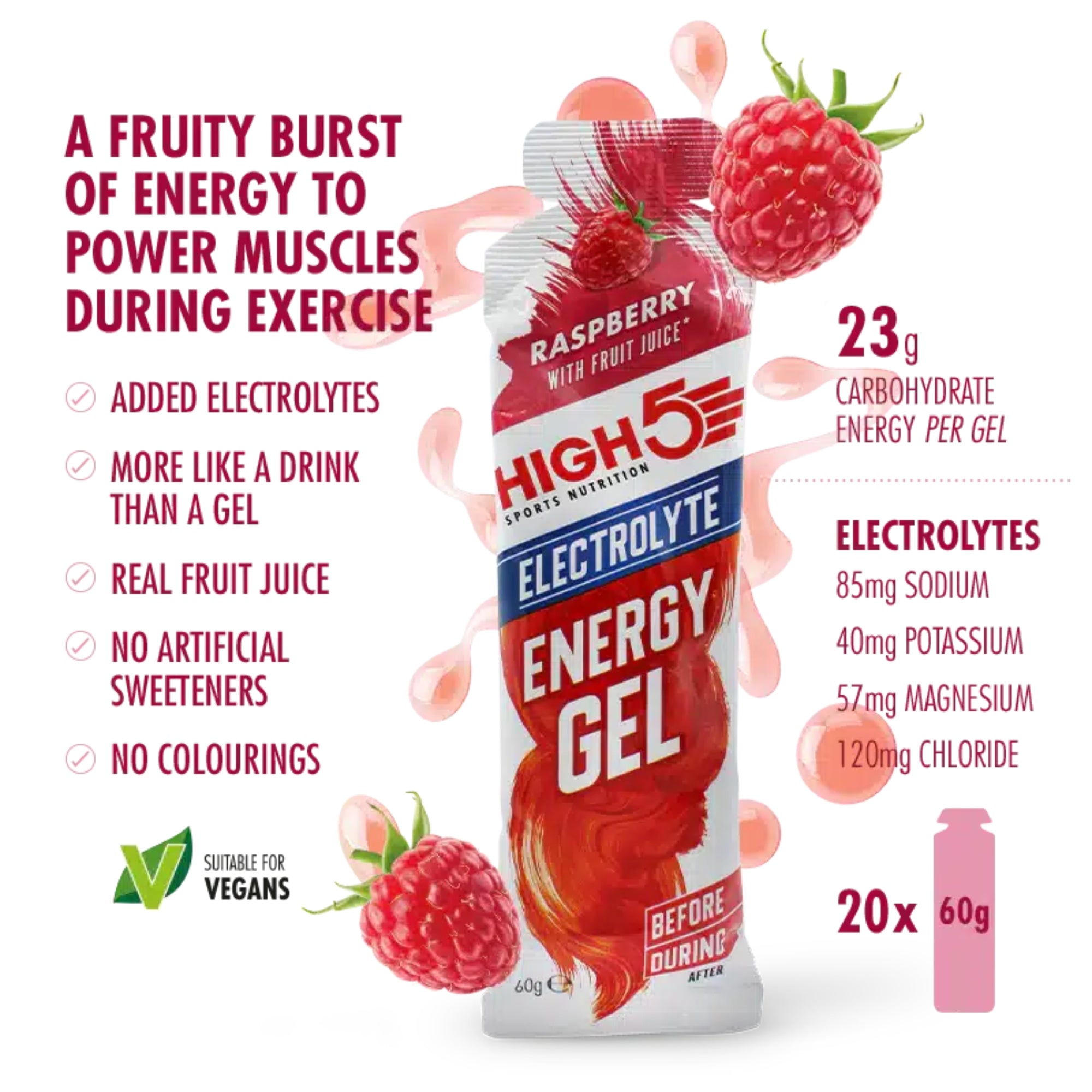 Energy Gel Electrolyte 60 gr | HIGH5