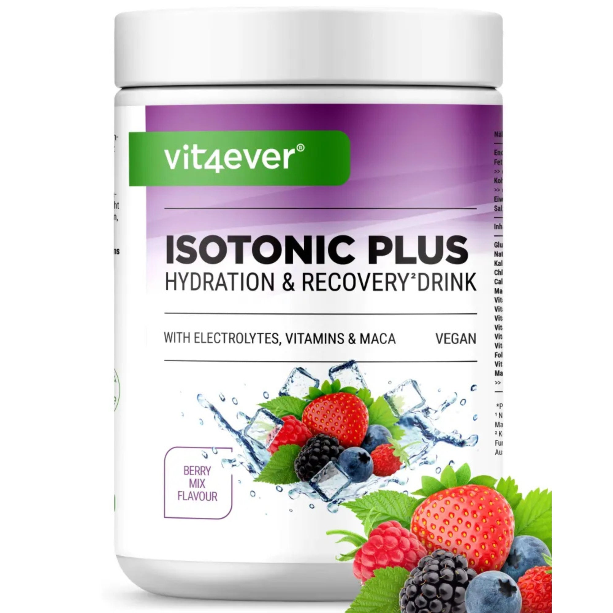 Isotonic Plus Hydration & Recovery Drink (Elektrolytcomplex + B-vitamines) | 1050 g | Vit4ever