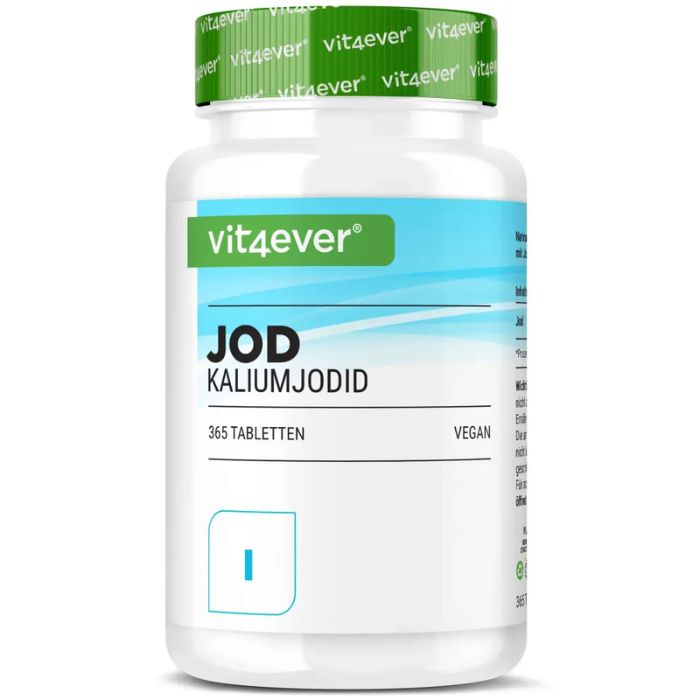 Jodium 400 mcg | 365 Tabletten | Vit4ever