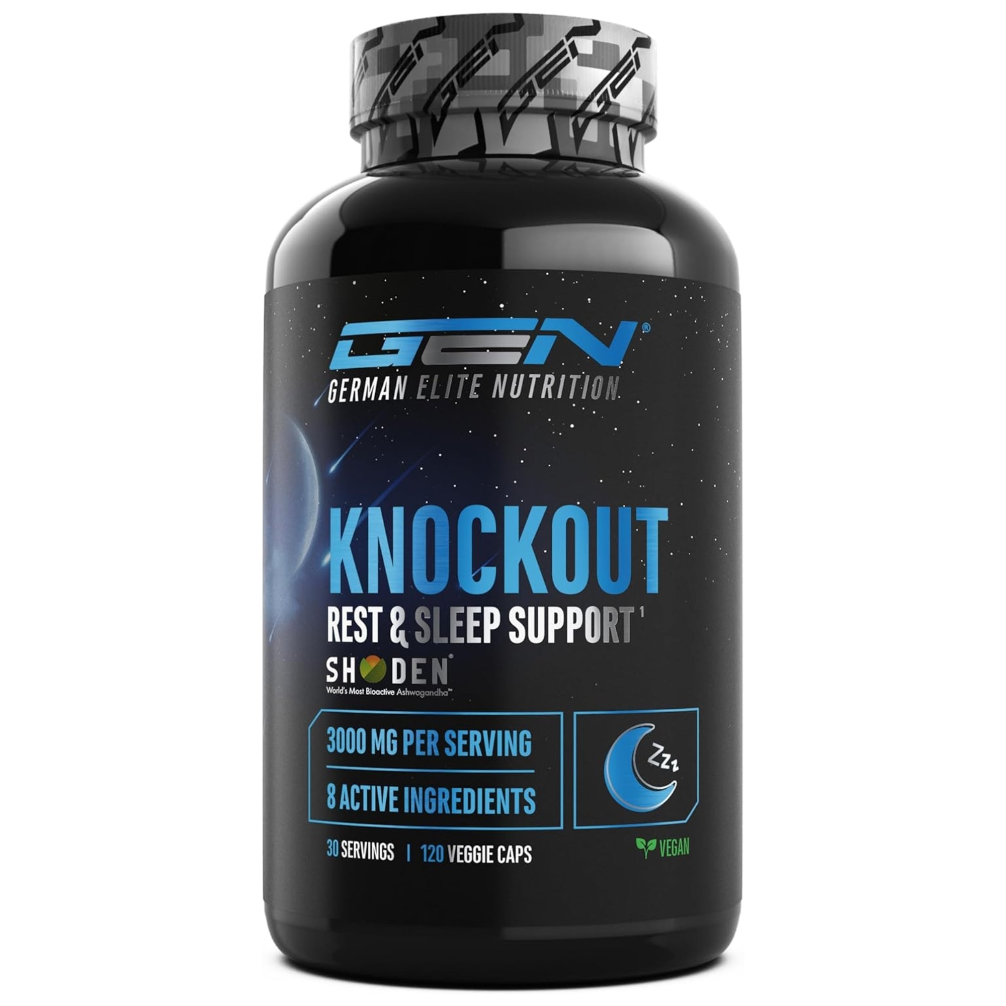 Knockout (Shoden®, Magnesium & Plantenextracten) | 120 capsules | German Elite Nutrition