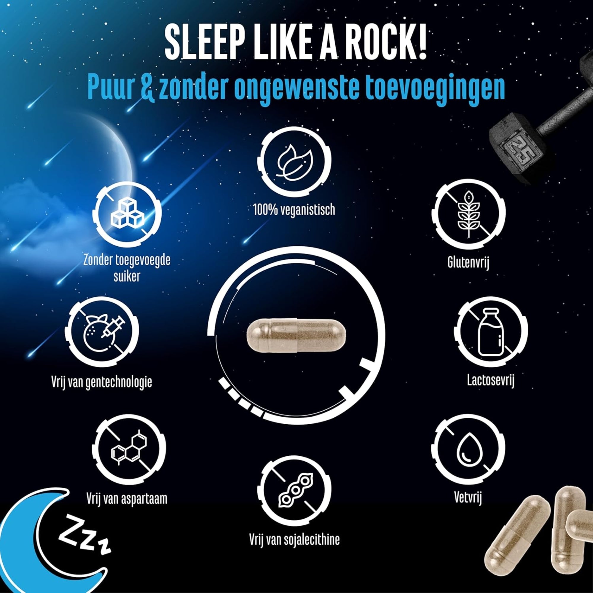 Knockout (Shoden®, Magnesium & Plantenextracten) | 120 capsules | German Elite Nutrition