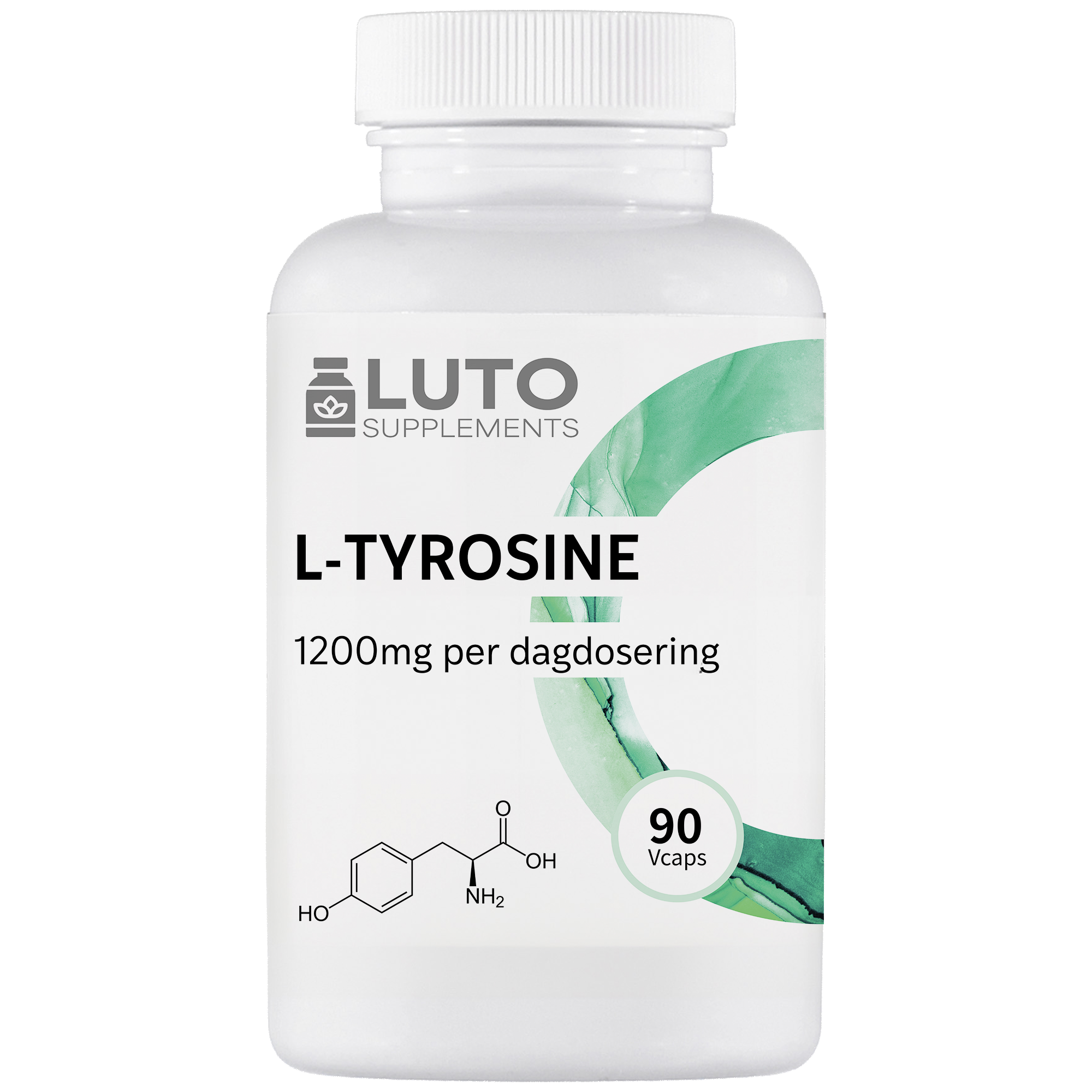 L-Tyrosine (L-Tyrosine + Biotine) 1200mg | 90 capsules | LUTO Supplements