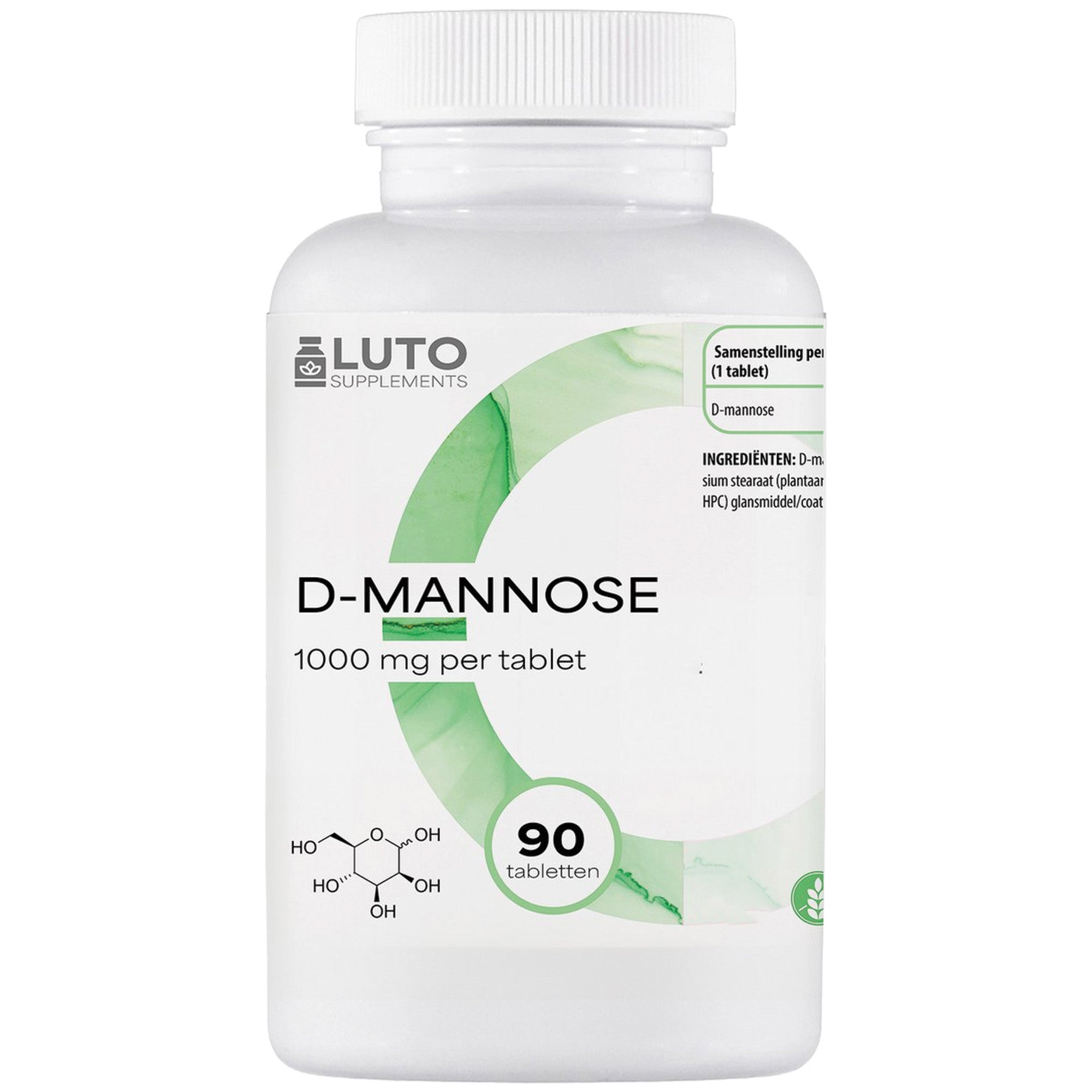 D-Mannose 1000mg | 90 tabletten | LUTO Supplements
