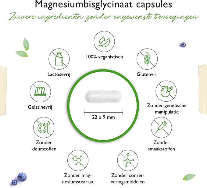Vegan magnesium jaar voorraad
