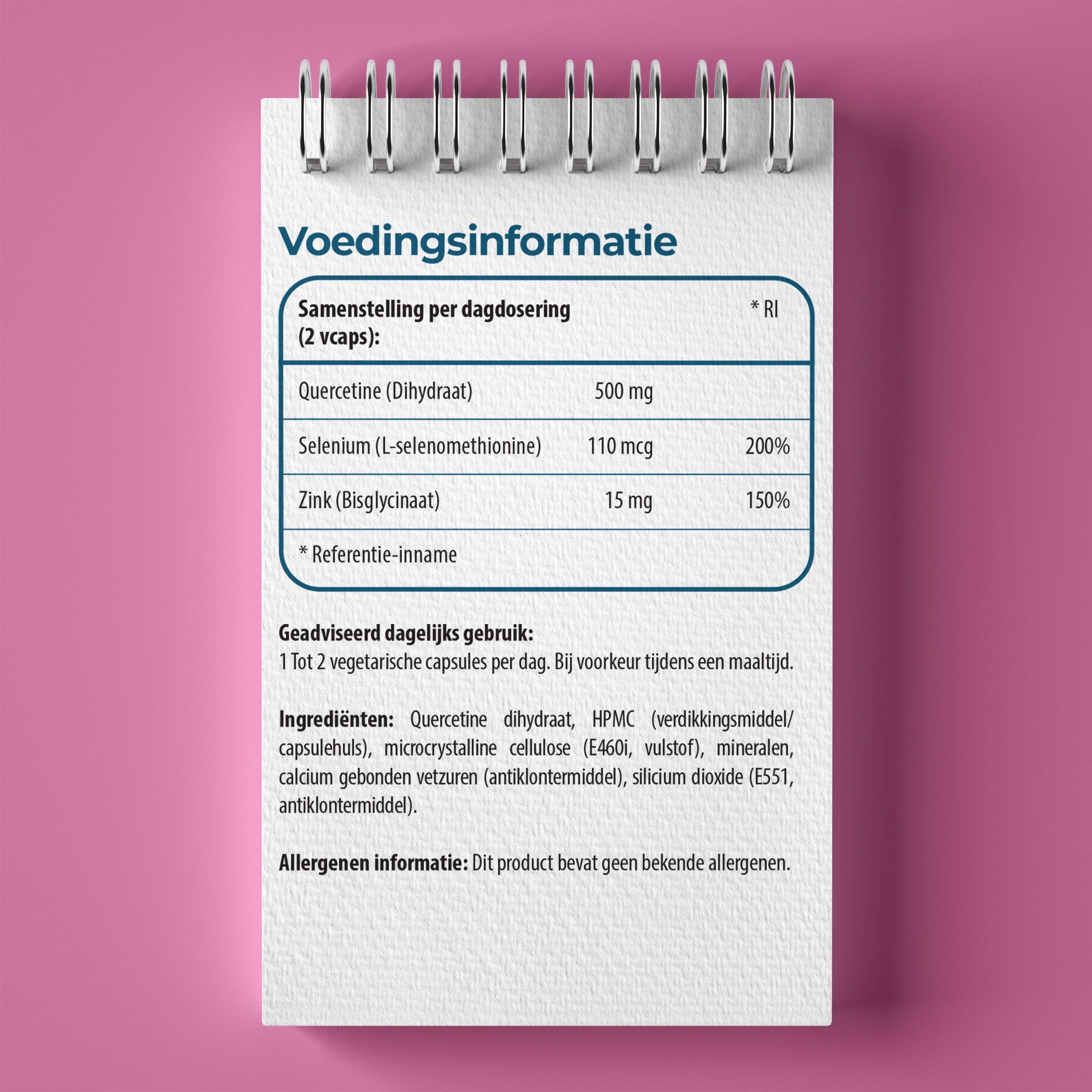 Quercetine | 500mg | 60 Vege Capsules | 2 maanden voorraad | Natuurlijk uit Japanse honingboombloesem | Premium kwaliteit | Luto Supplements