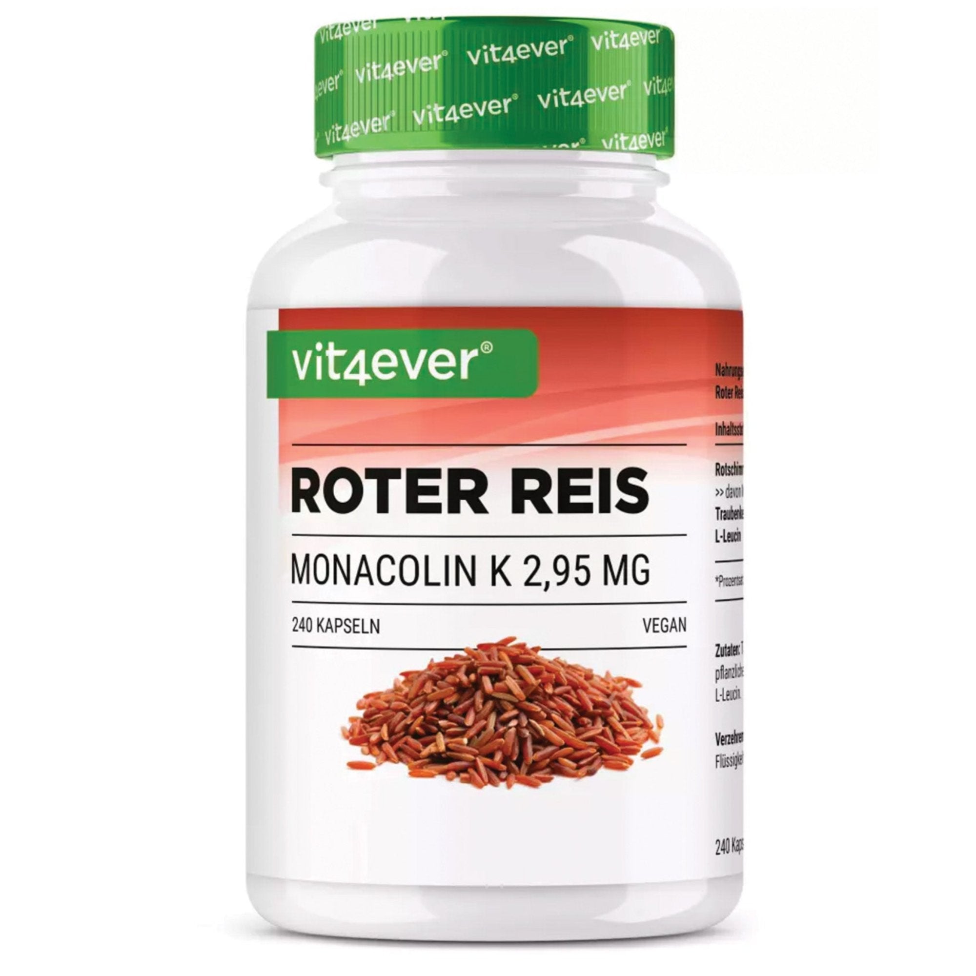 Vit4ever rode rijst gist