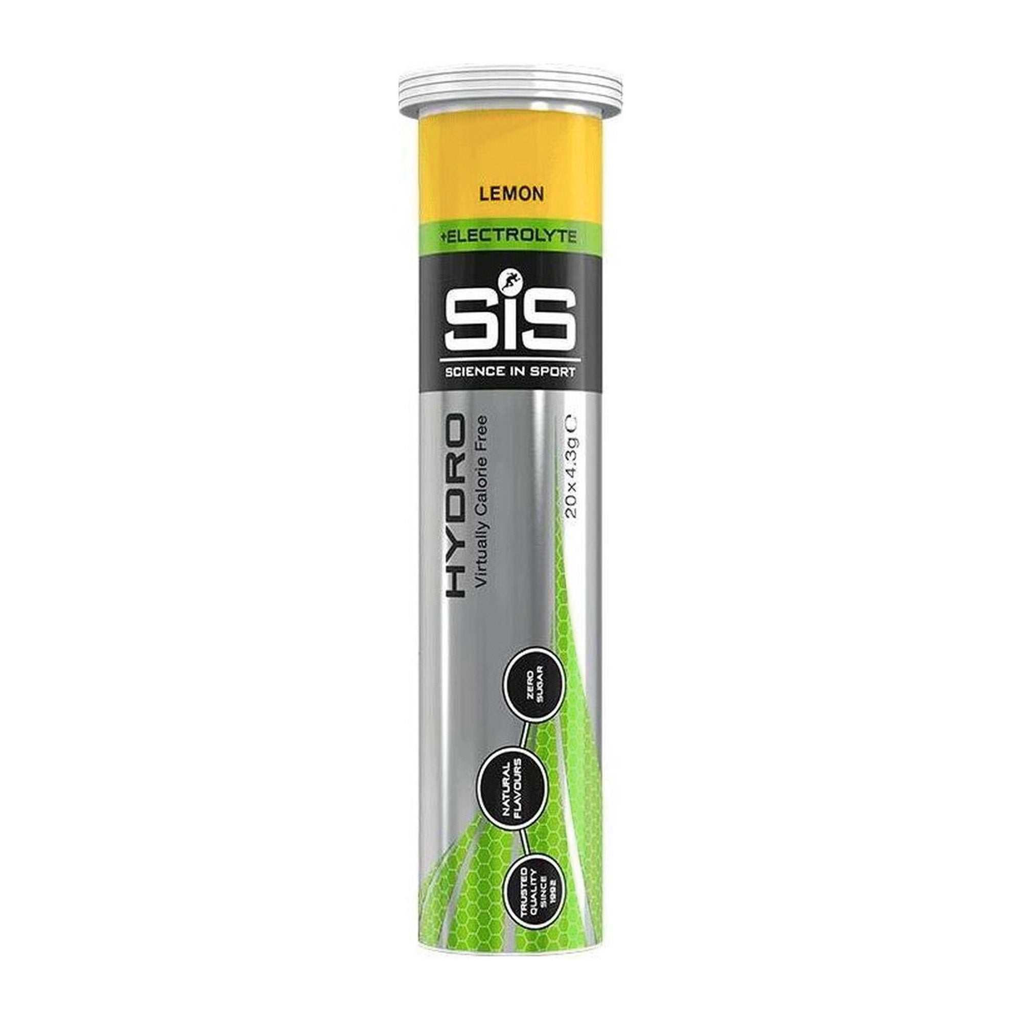 SiS Voordeelpakket Go Hydro Electrolyte Lemon Tablets (20 x 4,5g) + 1x GO isotonic Energy gels 7-pack