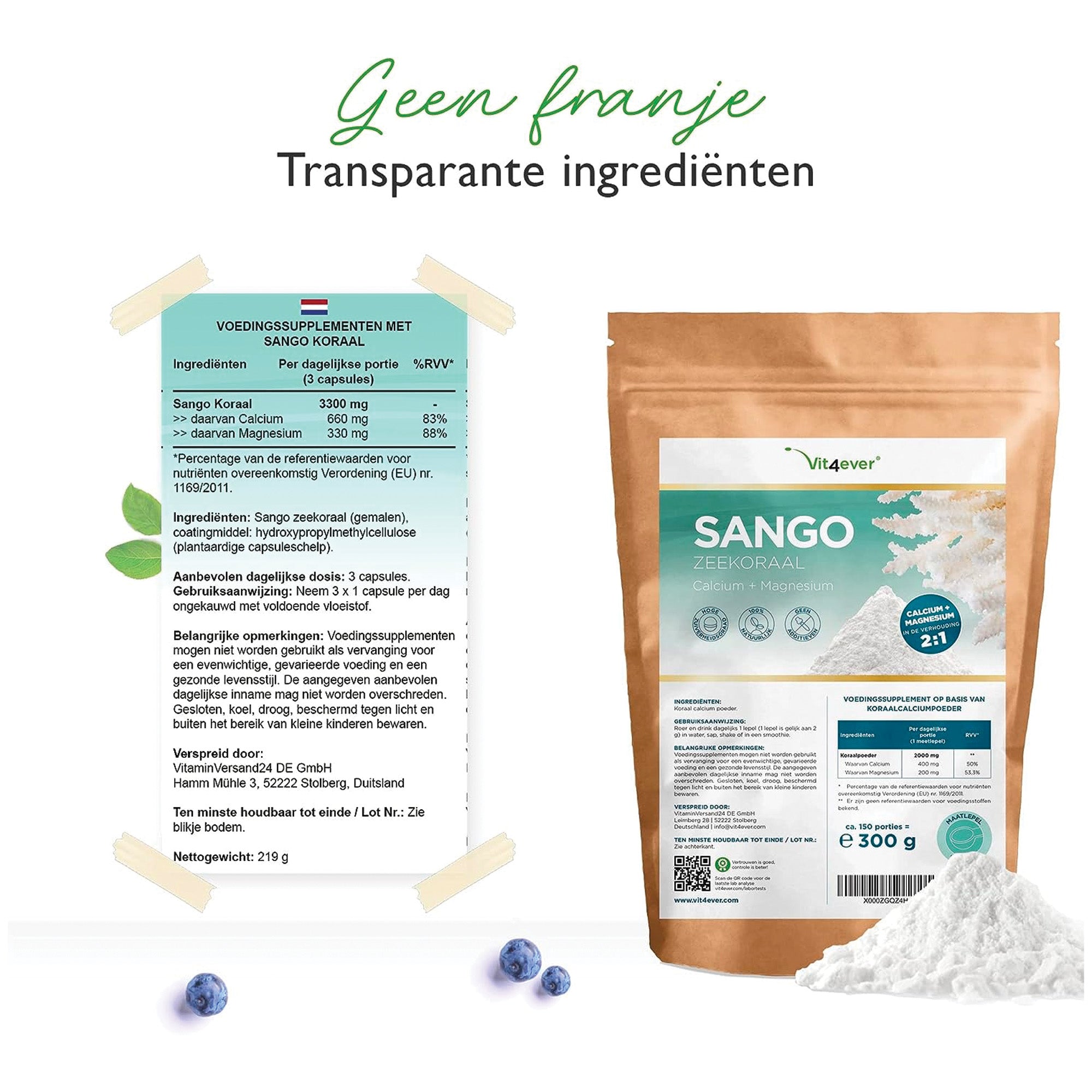 Sango zee koraal | 300g | brievenbus paket | Vit4ever