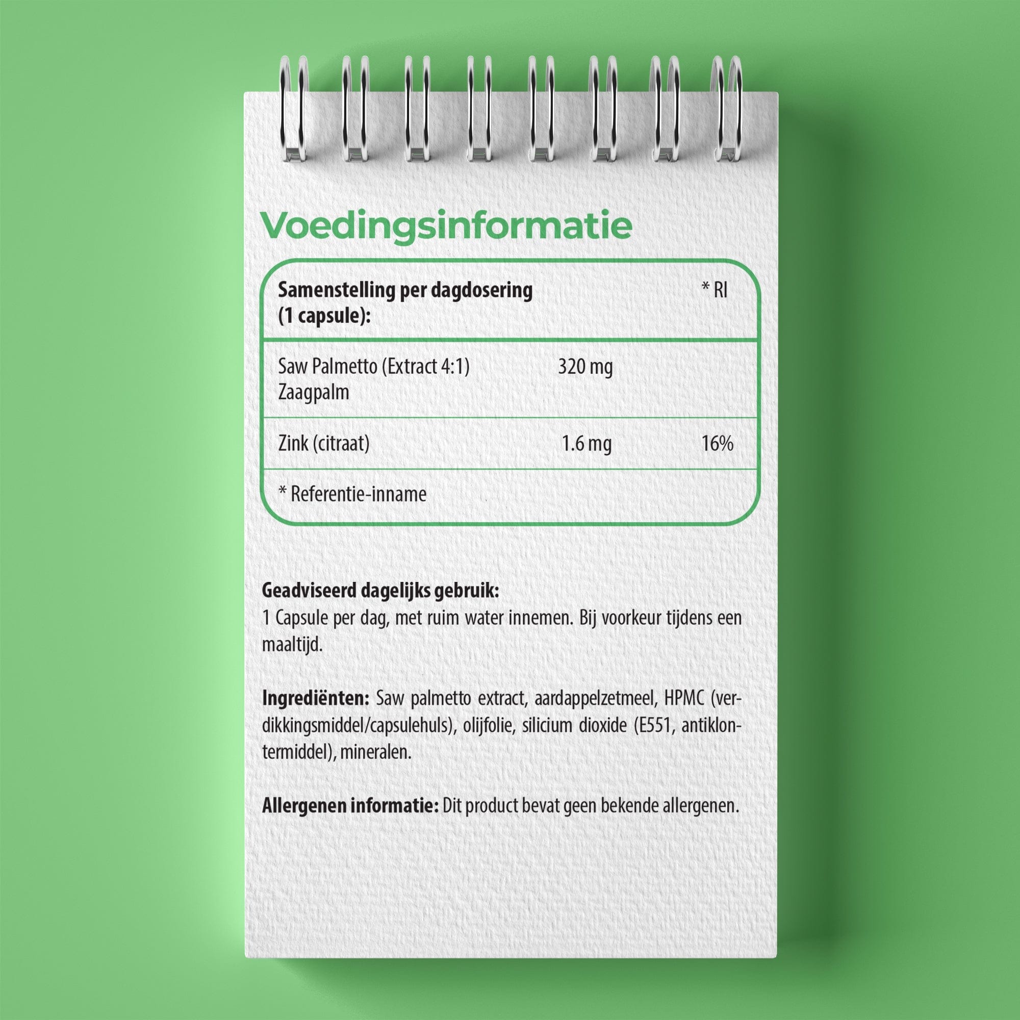 Saw Palmetto Extract 4:1 | Prostaat en haargroei* | 320mg | 60 Vegetarische capsules | Luto Supplements