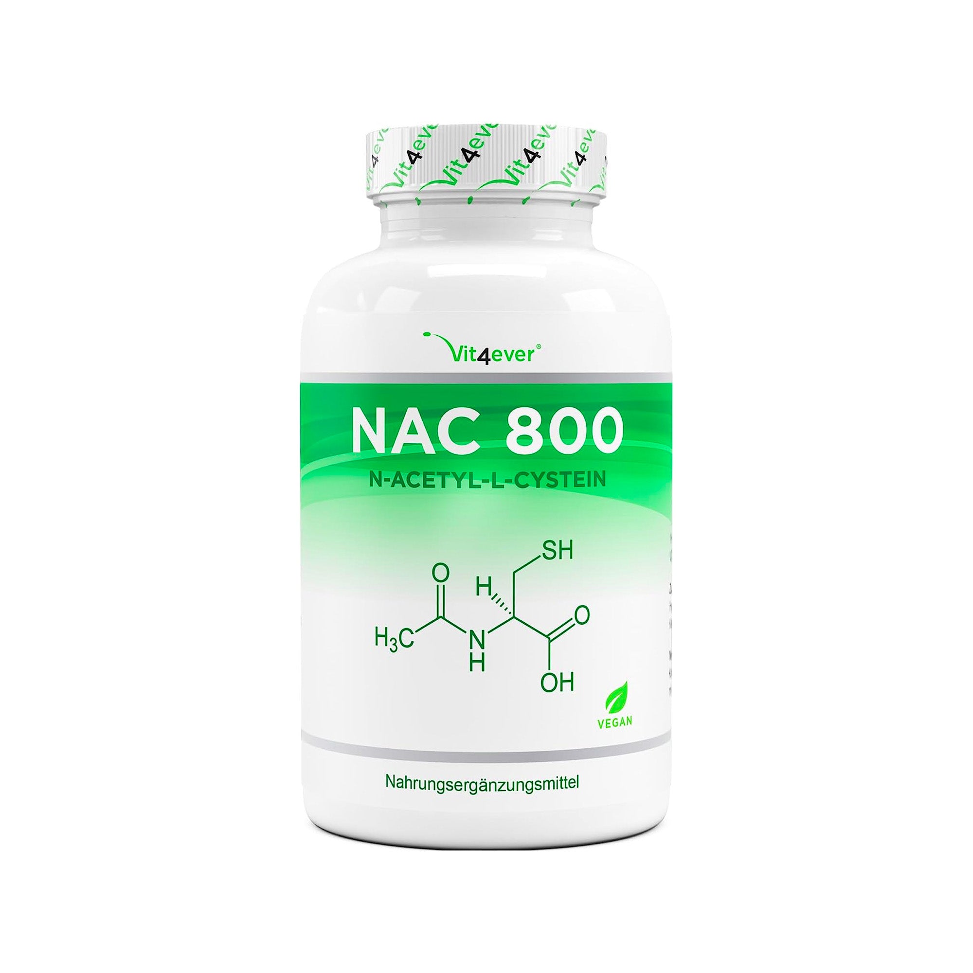 Nac N Acetyl L Cysteine 800 Mg 180 Capsules Vit4ever