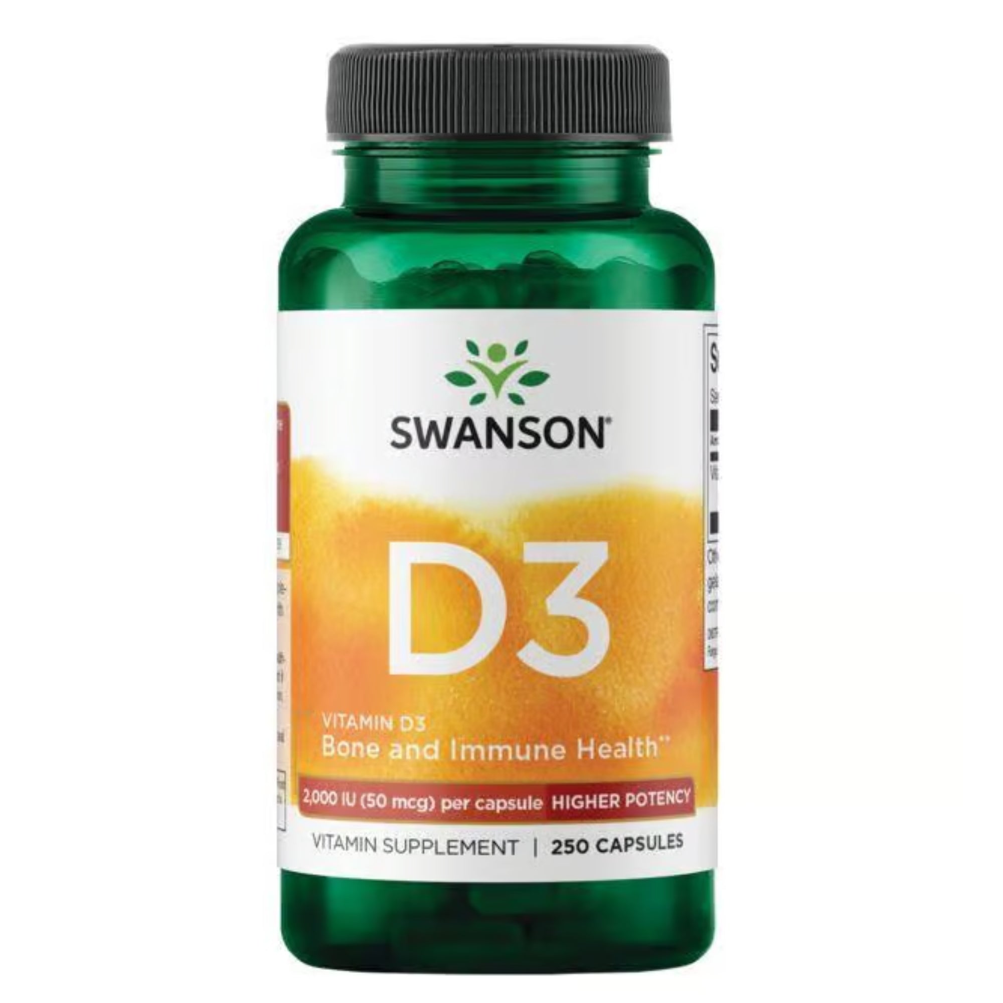 Vitamin D3 2.000IU | 250 capsules | Swanson