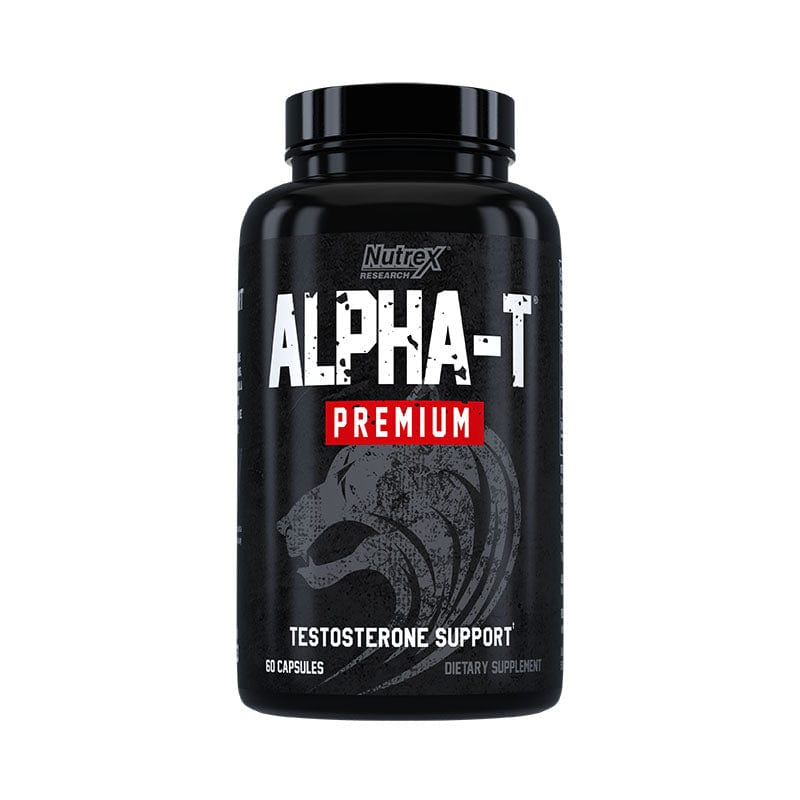 Nutrex | Alpha-T Premium Maximum | 60 Capsules | Testosterone booster | Libido booster | Met Testofen & KSM-66