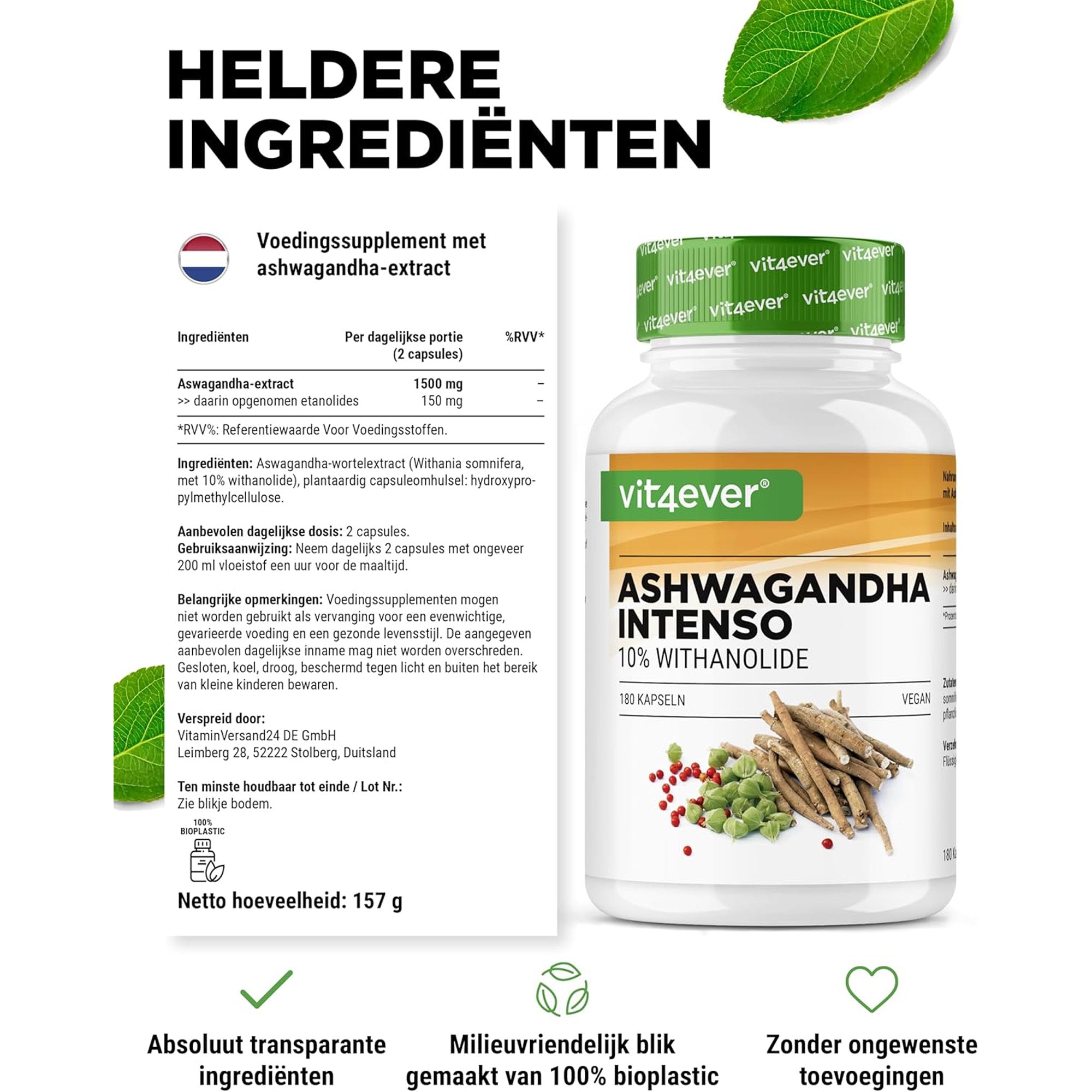 Ashwagandha intens voedingswaarde