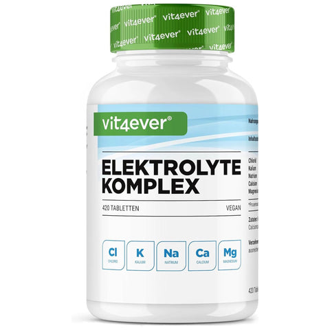 Vit4ever Elektrolytencomplex - 420 Vegan Tabletten