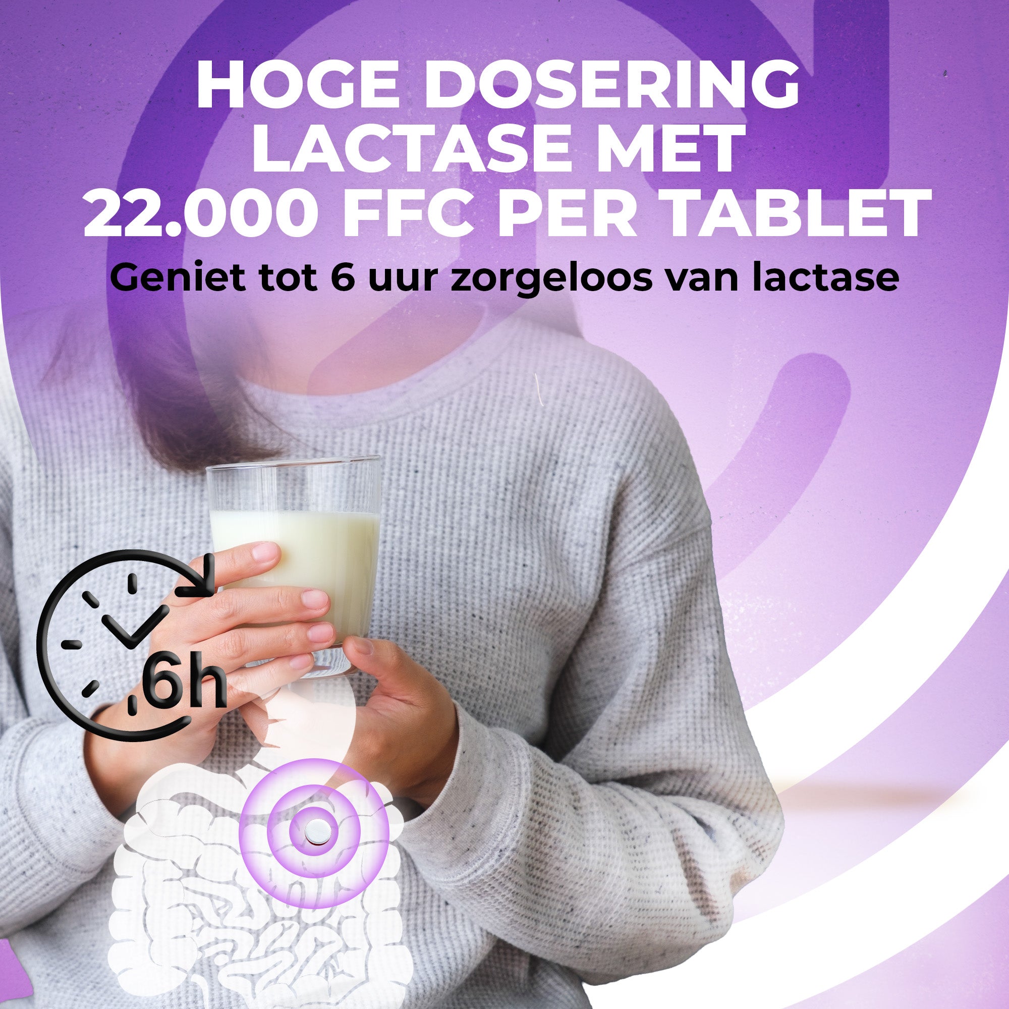 Lactase 22.000 FCC (Lactase Enzym) | 365 tabletten | LUTO Supplements