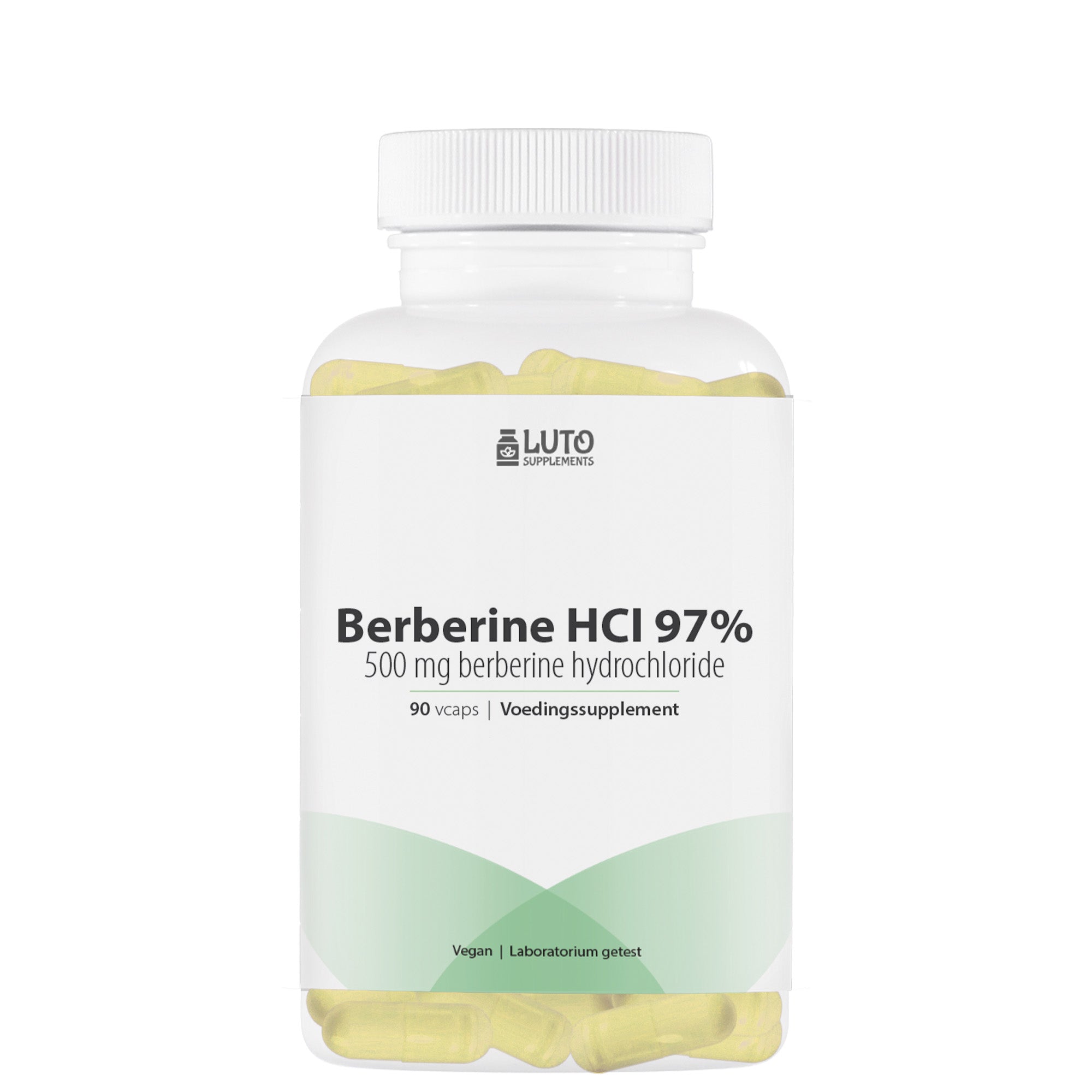 Luto Supplements Berberine HCL 97% | 515 mg Berberiswortelextract | 90 capsules | vegan