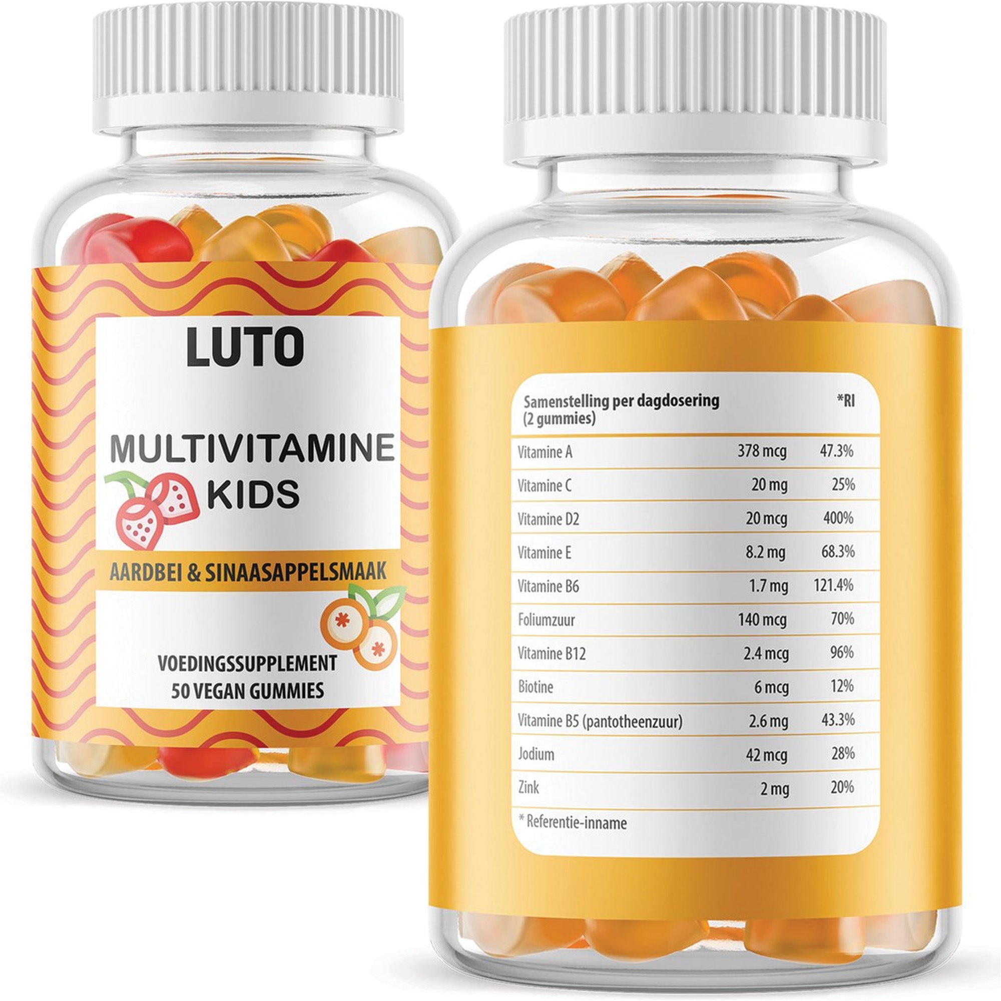 Multivitamine Kids | 50 vegan gummies | LUTO Supplements