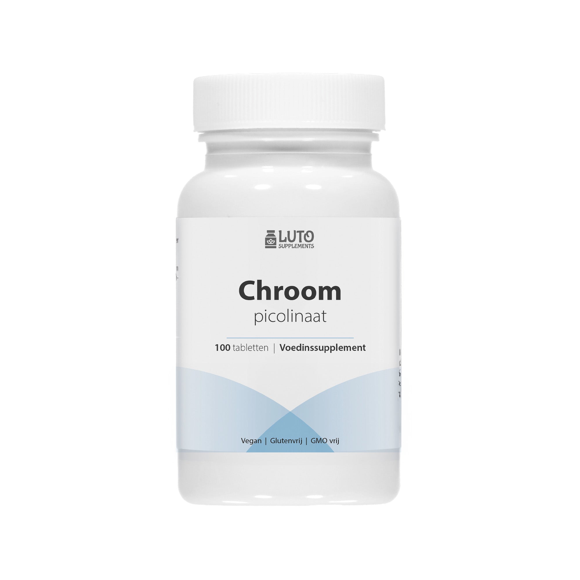 Chroom / Chromium Picolinaat | 200mg | 100 Tabletten | Organische verbinding | Ondersteunt het bloedsuikergehalte normaal te houden | Vegan | LUTO Supplements