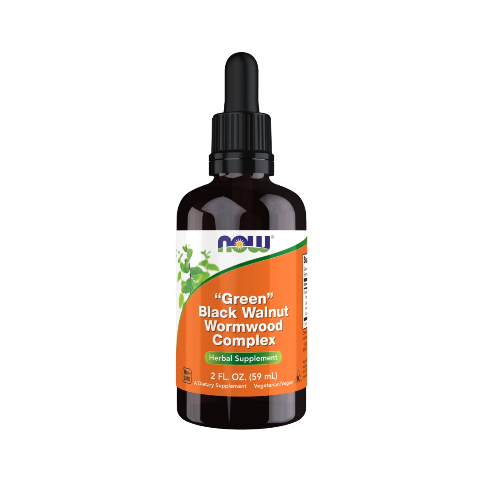 Black Walnut Wormwood Complex Liquid 60 ml | NOW Foods
