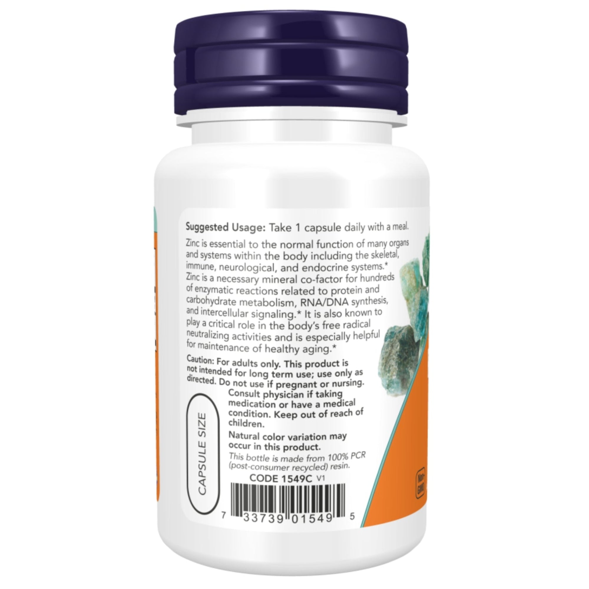 Zink Picolinaat (Zinc Picolinate 50 mg) | 120 capsules | NOW Foods