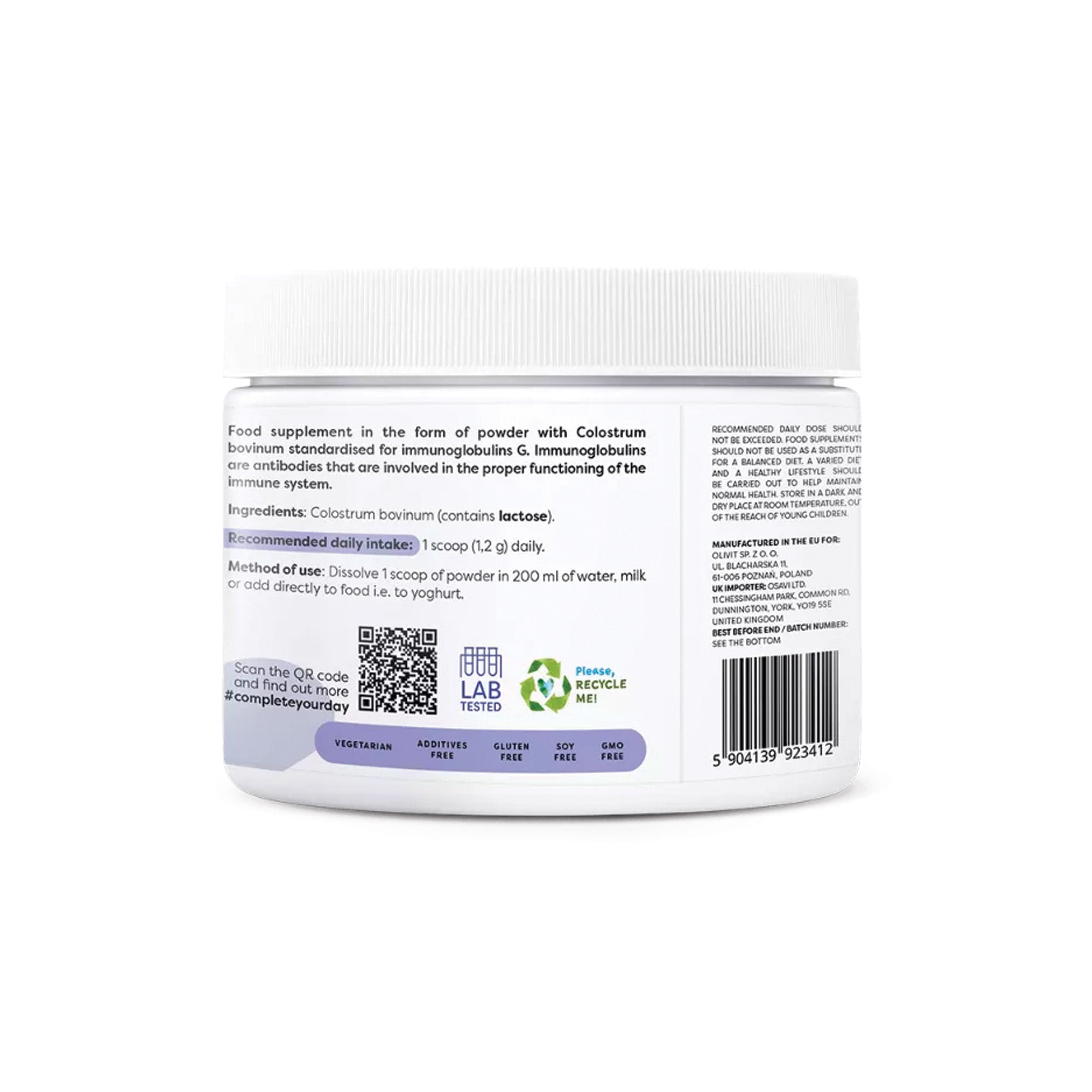 Colostrum 1200 mg | 100 g | Osavi