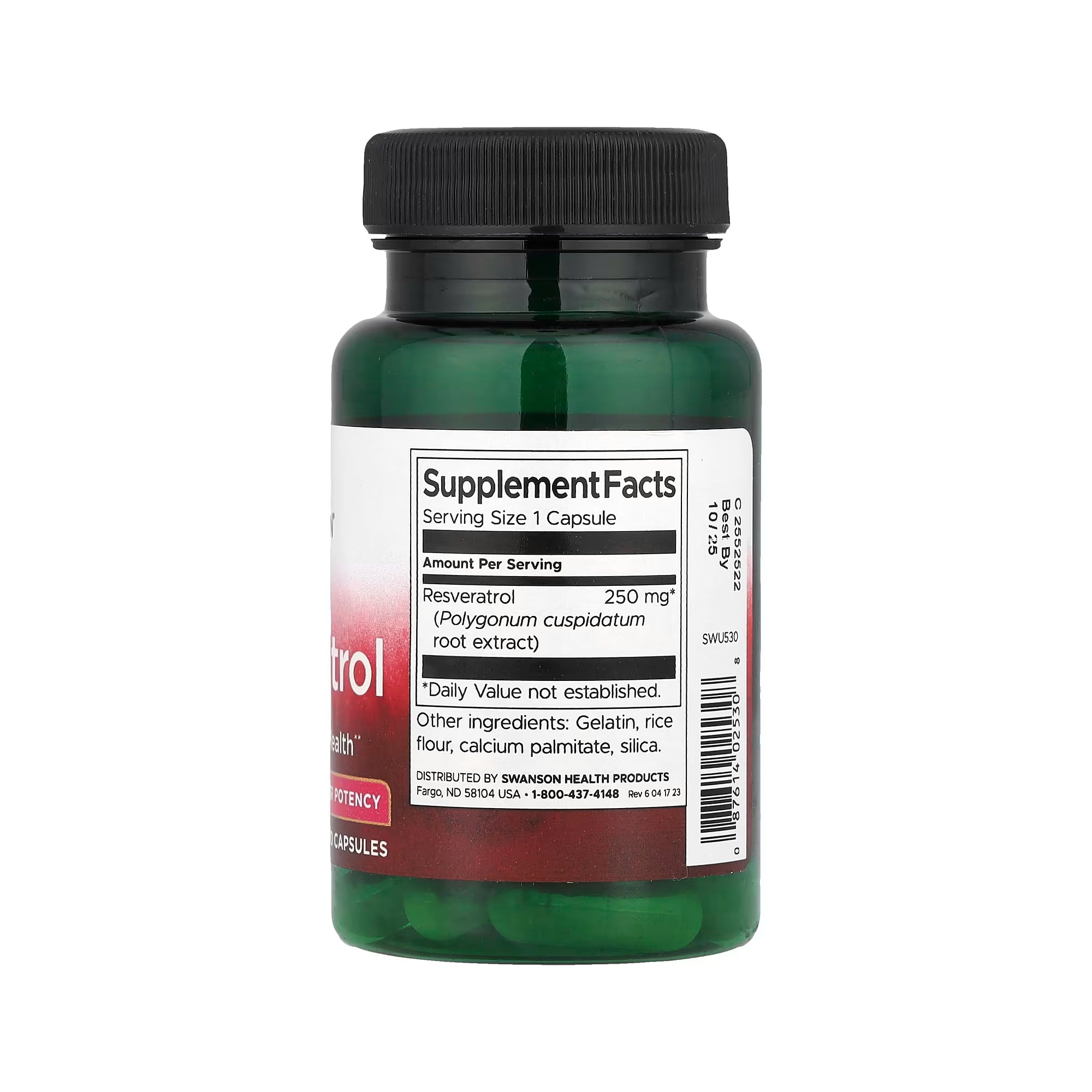 Resveratrol 250mg | 30 capsules | Swanson