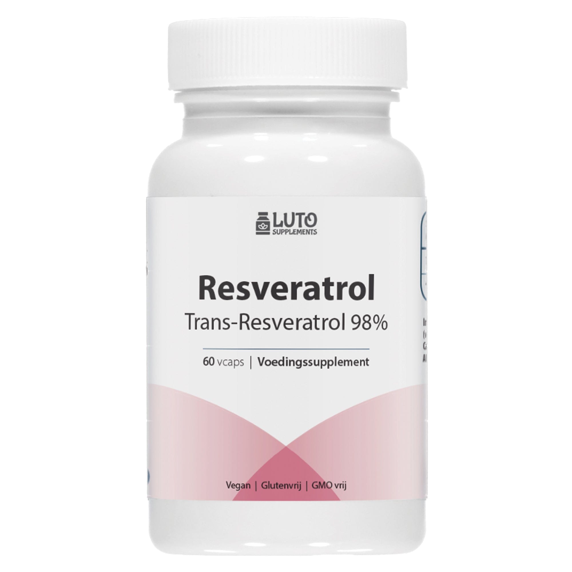 Resveratrol | 250mg | 98% Trans-Resveratrol van Japans duizendknoop-extract | 60 Vcaps | Hoge dosis | Veganistisch | Luto Supplements