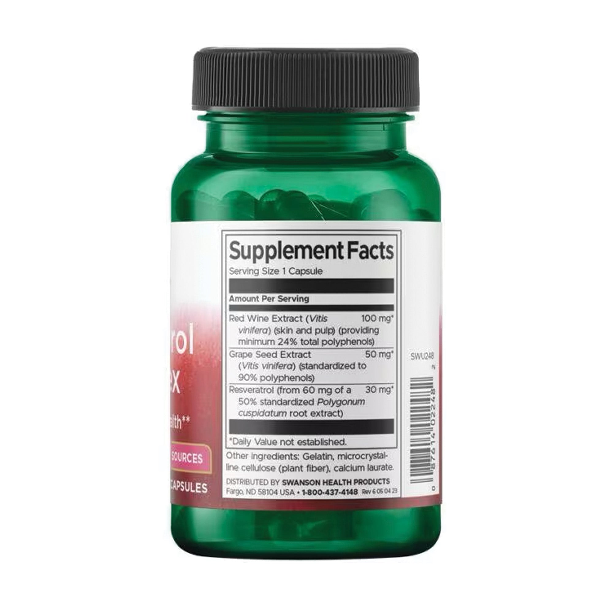 Resveratrol Complex (180mg) | 60 capsules | Swanson