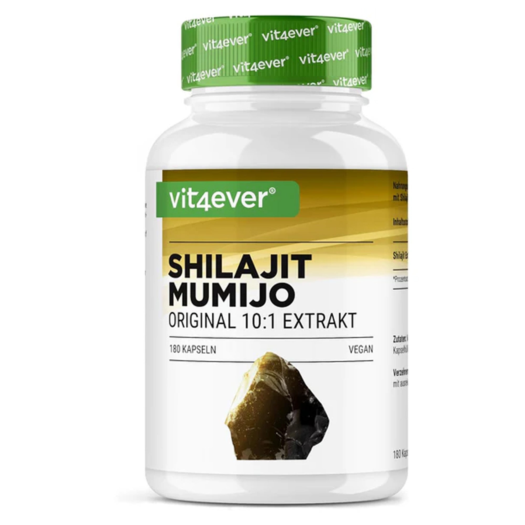 Shilajit Mumijo Extract 1500mg | 180 Capsules | Vit4ever