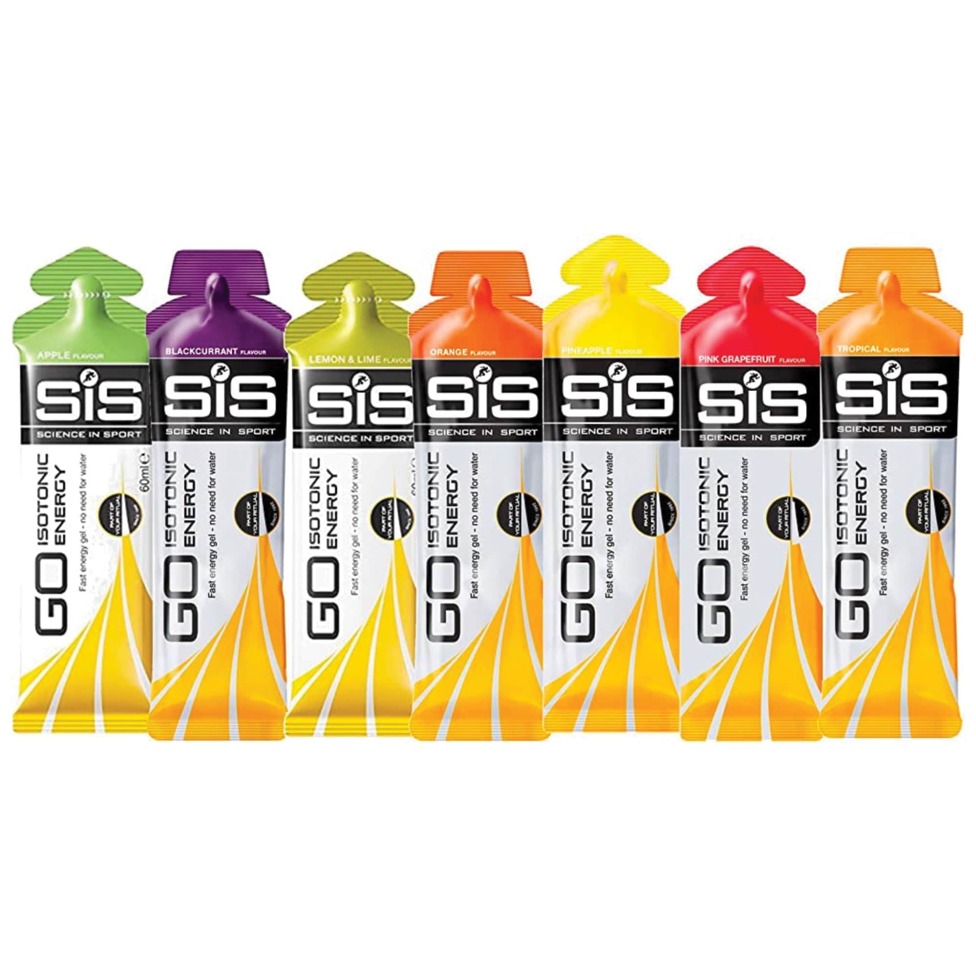 SIS GO Isotonic Energy Gel | Variety Pack | science in sport | 7 gels