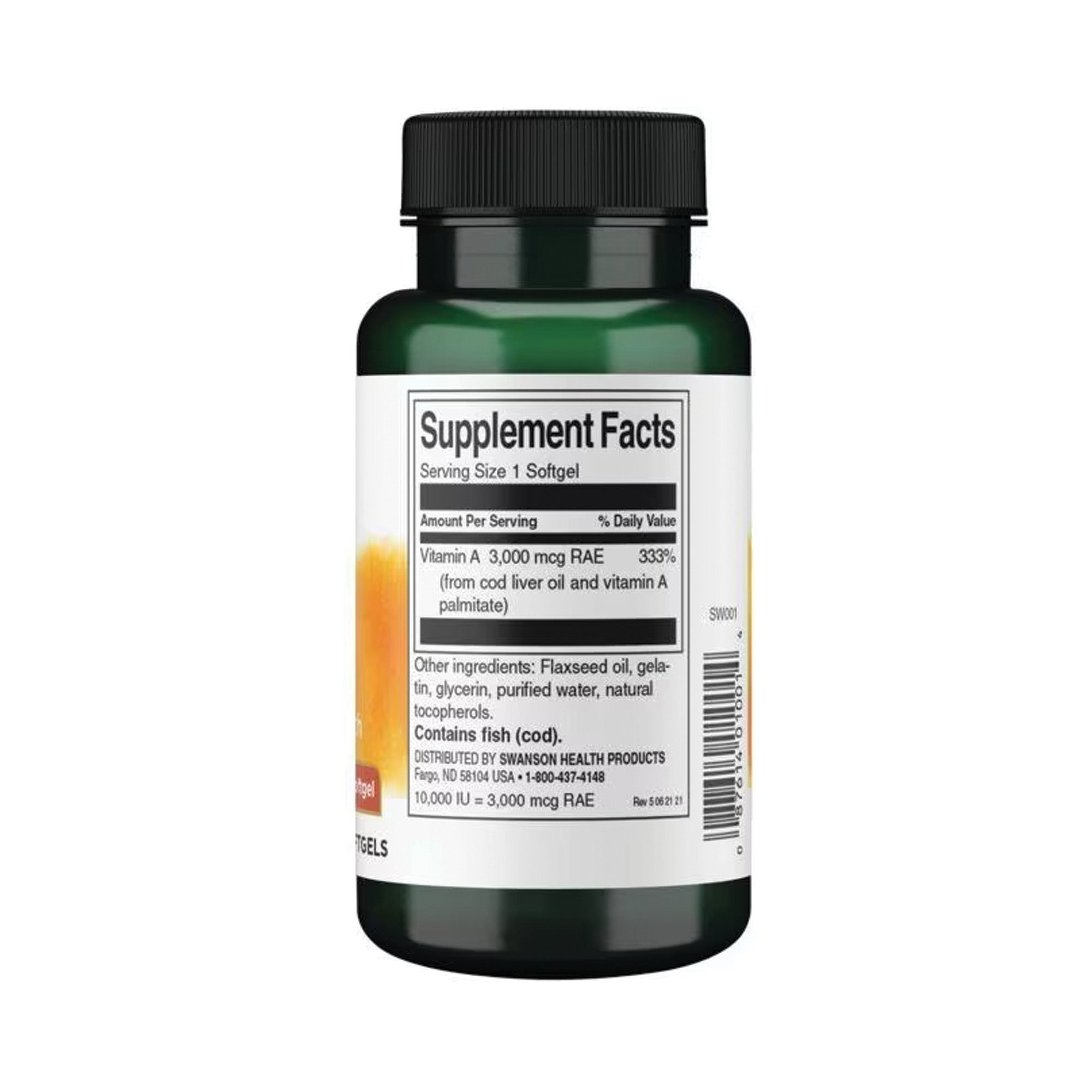 250 vitamine a softgels
