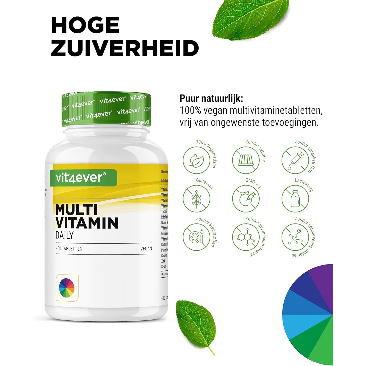 Multivitamine A-Z | 450 Tabletten | Vit4ever