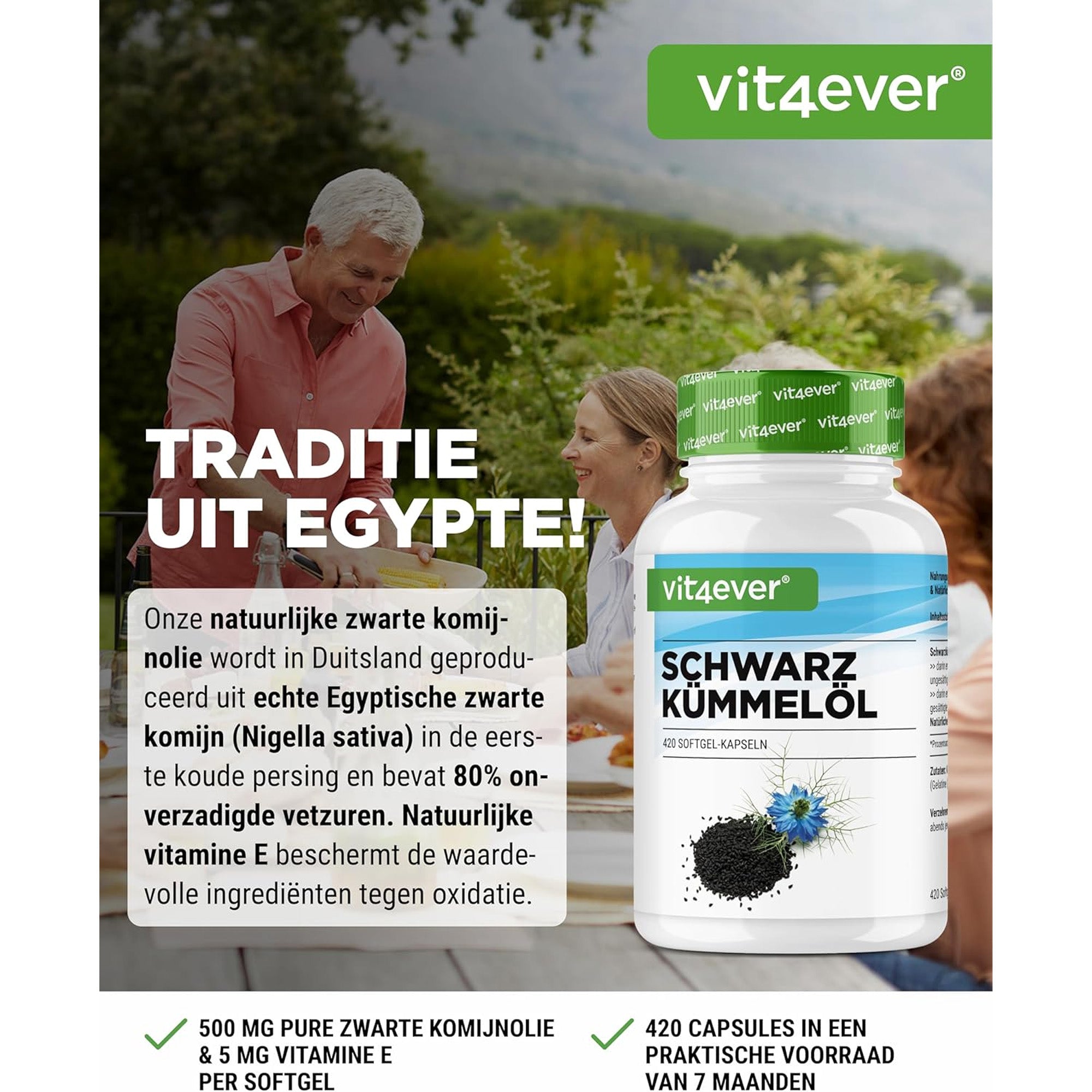 natuurlijk zwarte komijnolie supplement