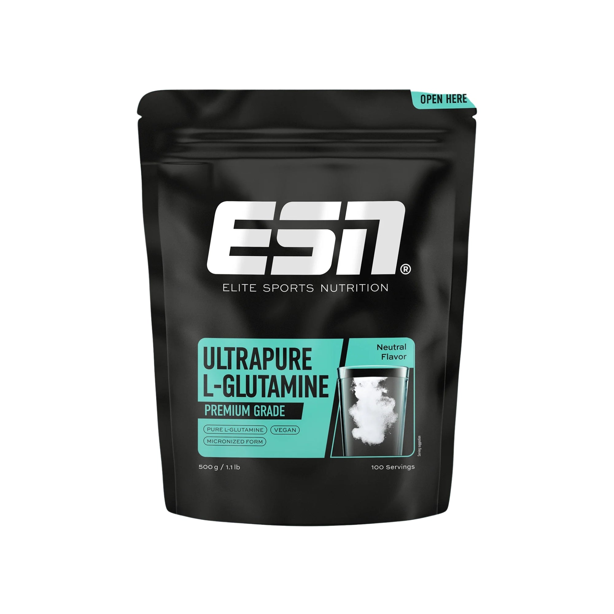 Esn L-glutamine poeder 500g 100 servings