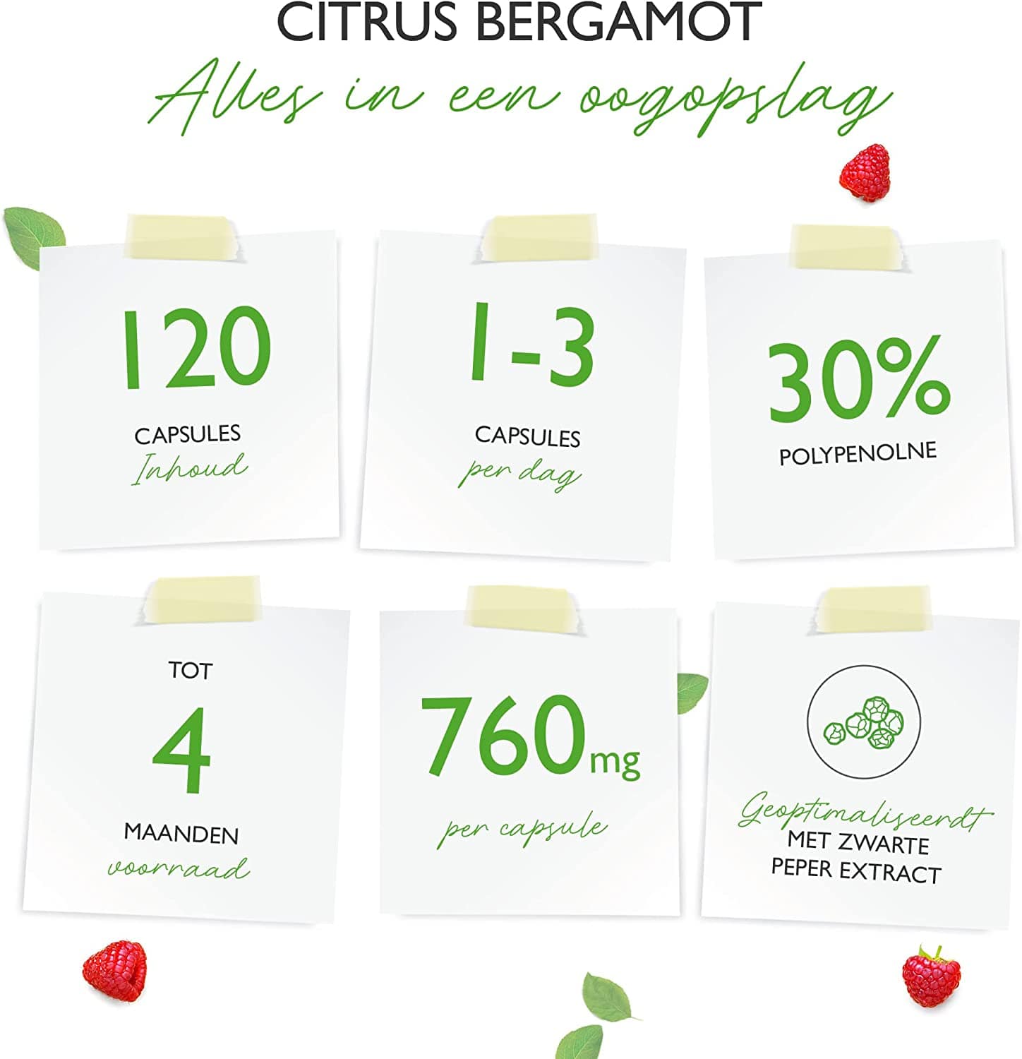 citrus bergamot met zwarte peper extract